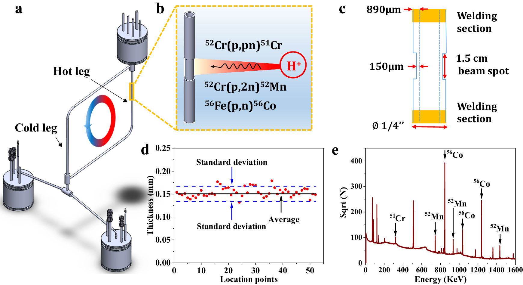 Radionuclide tracing based in situ corrosion and mass transport monitoring  of 316L stainless steel in a molten salt closed loop | Nature Communications
