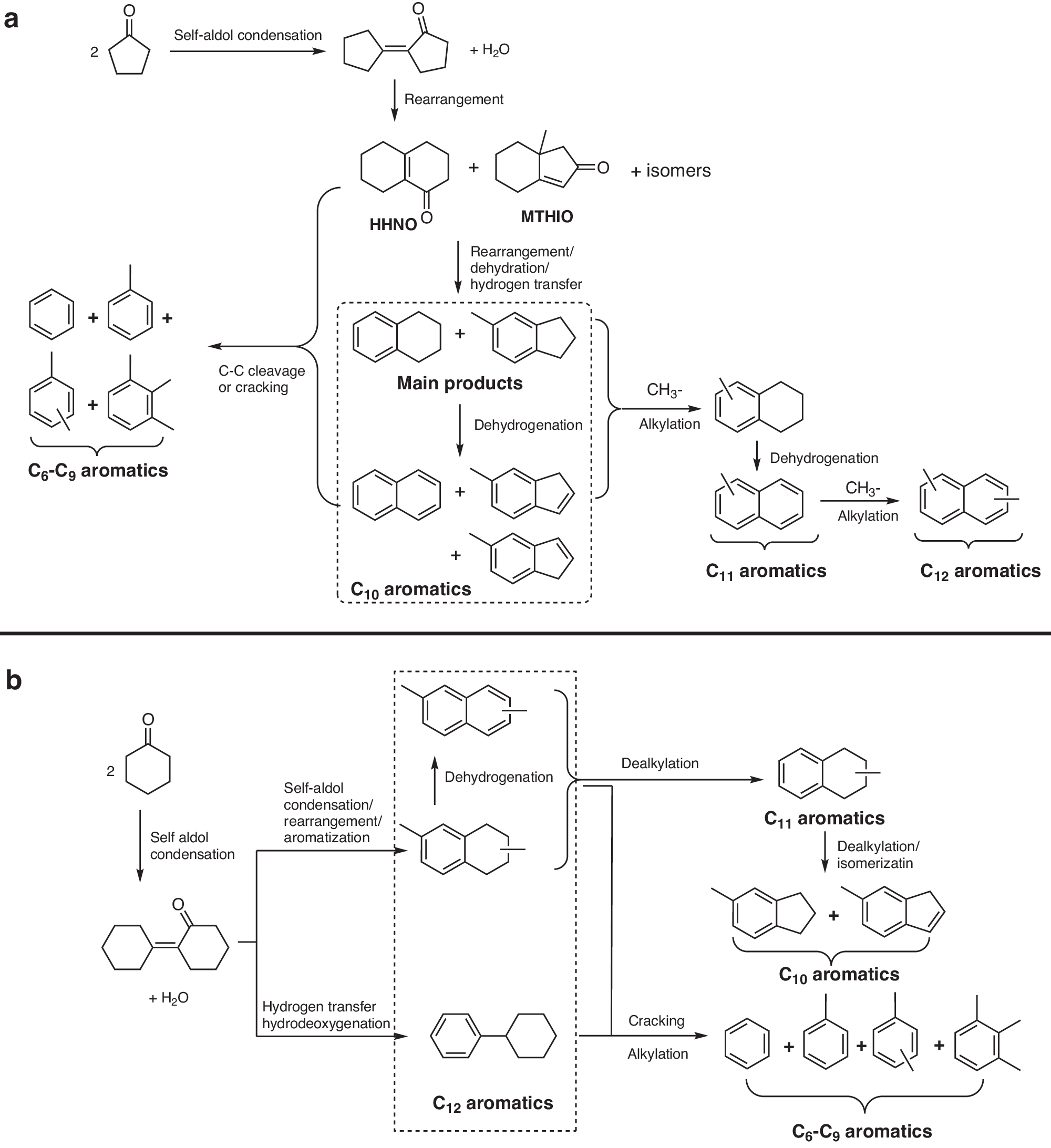 Fig. 6: Reaction pathways.