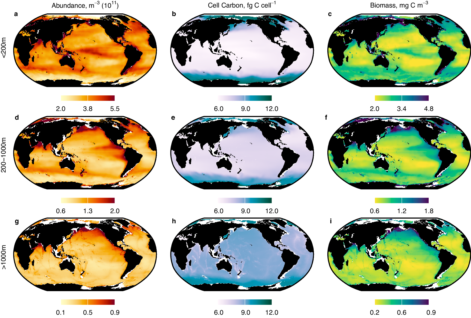 Fig. 2: Contemporary global distribution of prokaryotes.