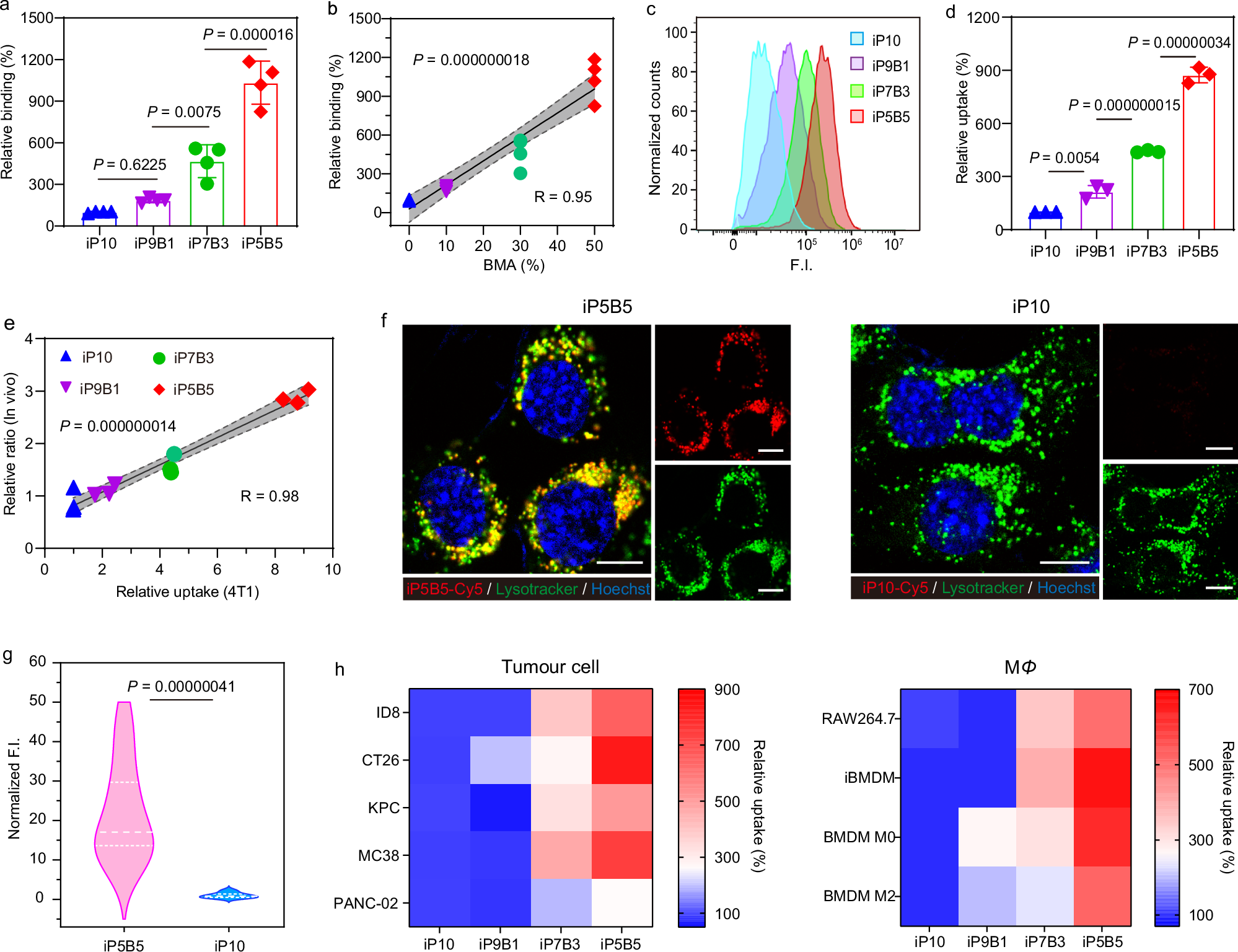 Fig. 4: Enhanced nano-cellular interaction of HUNPs with tunable hydrophobicity of core composition.