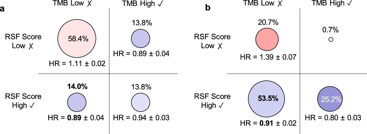 Fig. 4: Comparison of immunotherapy and non-immunotherapy in aNSCLC patient groups.