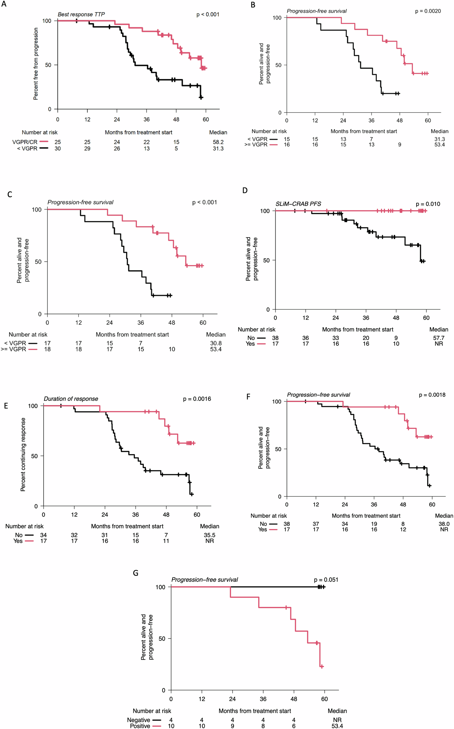 Fig. 5: Kaplan Meier curve of progression-free survival.