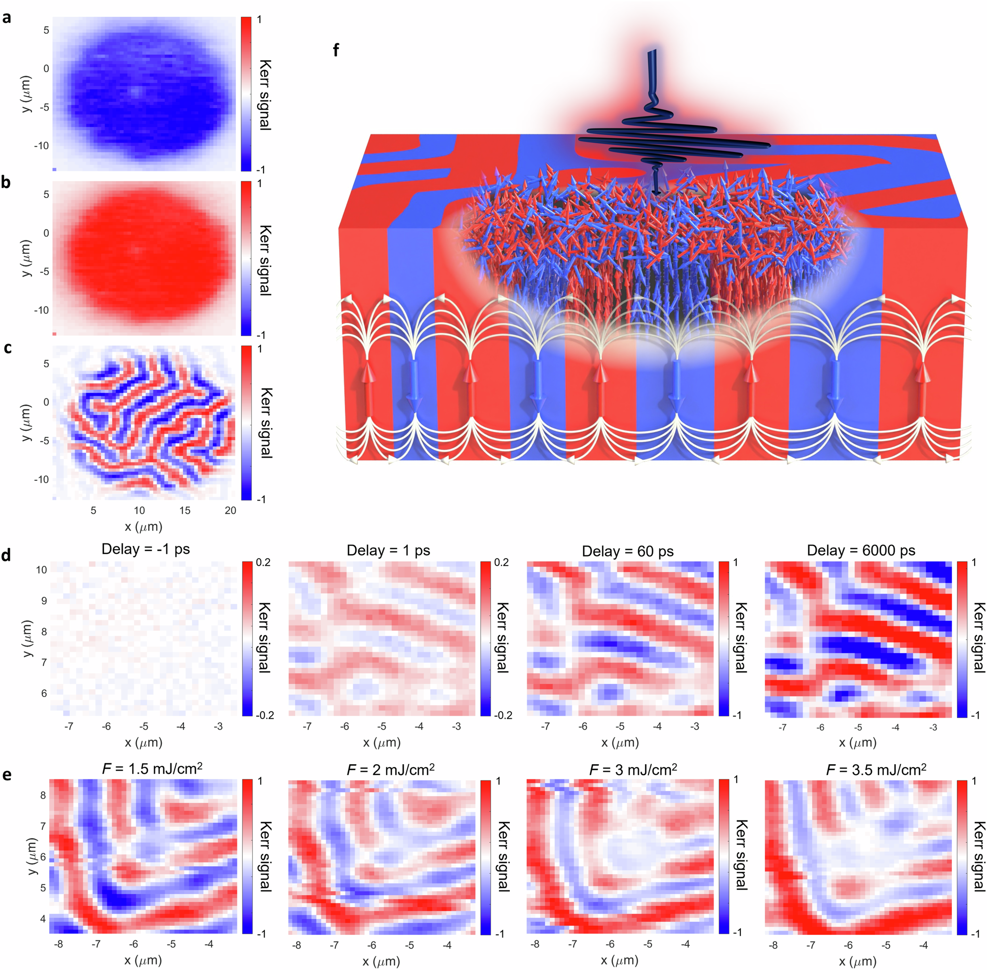 Fig. 4: Magnetic domain memory effect.
