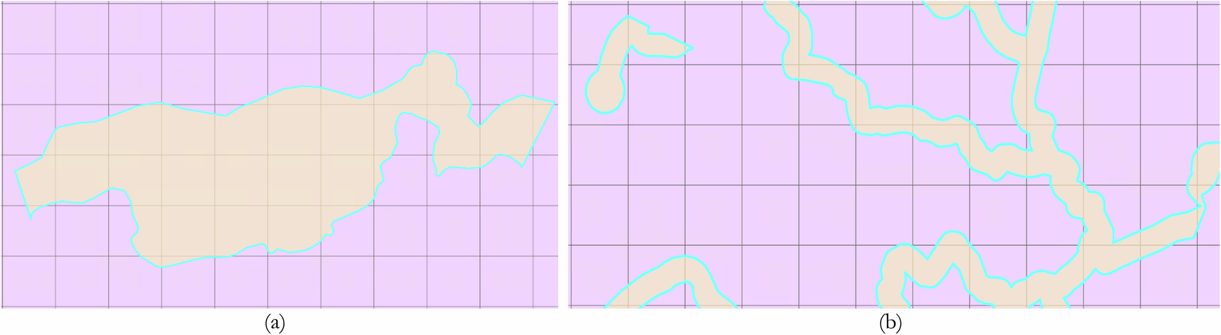 Fig. 7: Treated and untreated grid cells.