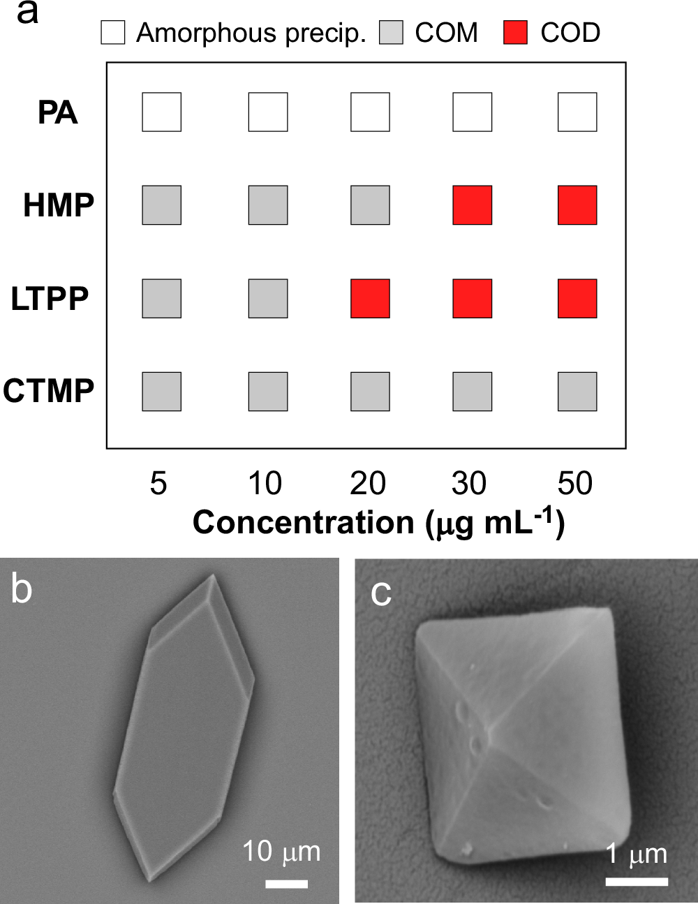 Fig. 4: Modifier effect on structure selection.