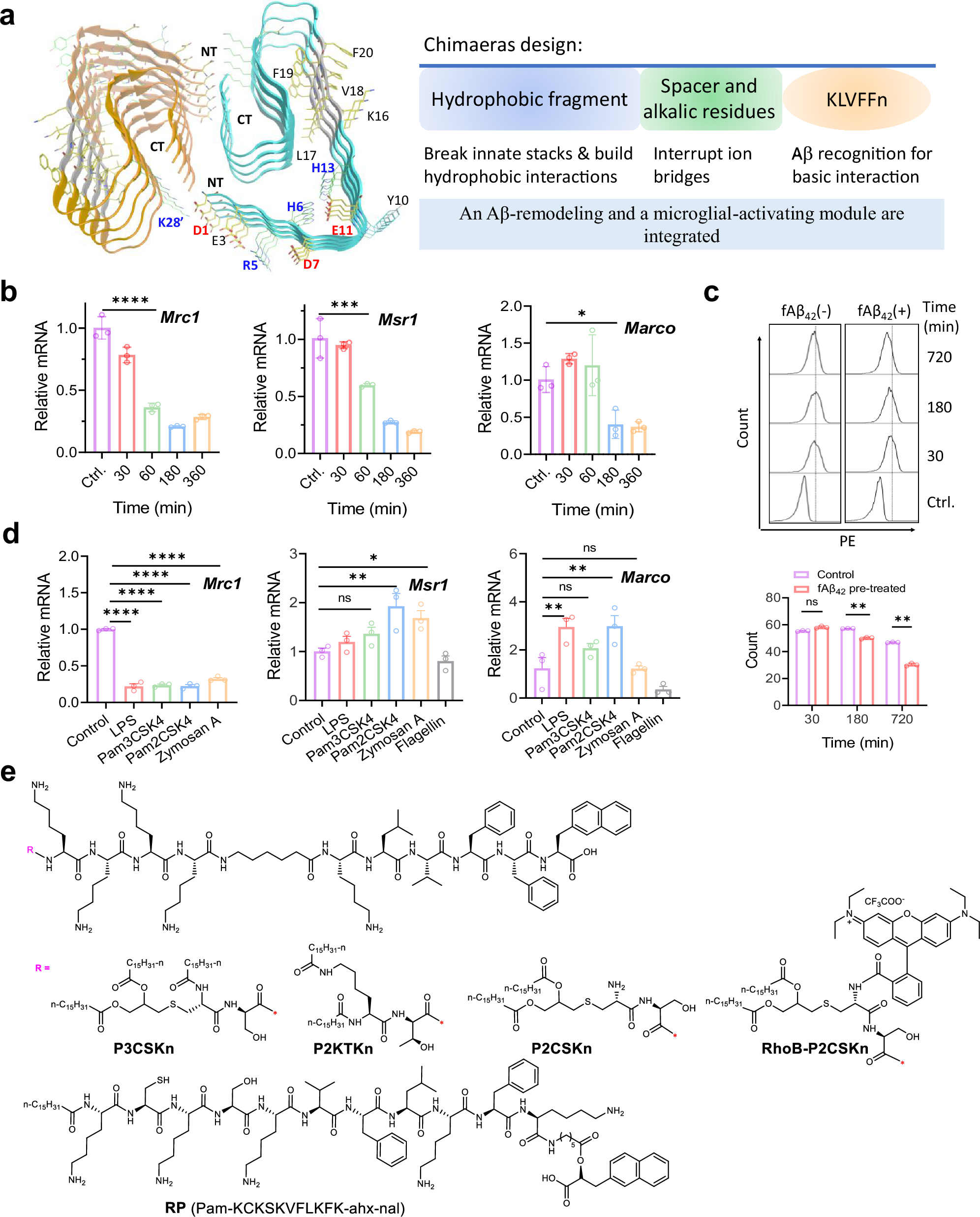 Targeting phagocytosis for amyloid-β clearance: implications of morphology  remodeling and microglia activation probed by bifunctional chimaeras |  Nature Communications