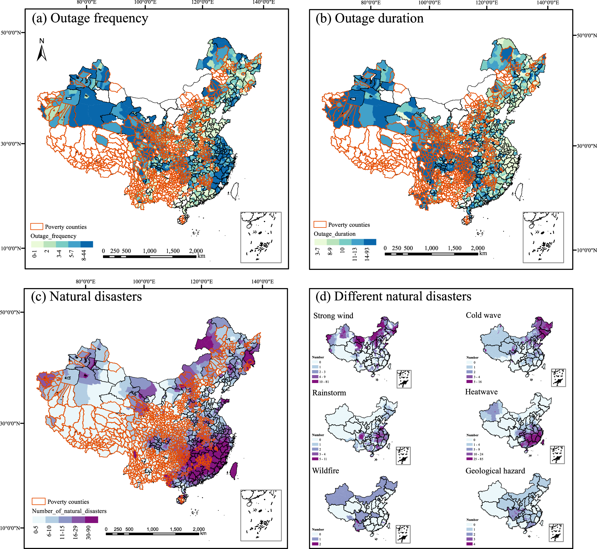 Unequal power outages induced by natural disasters | Nature Communications