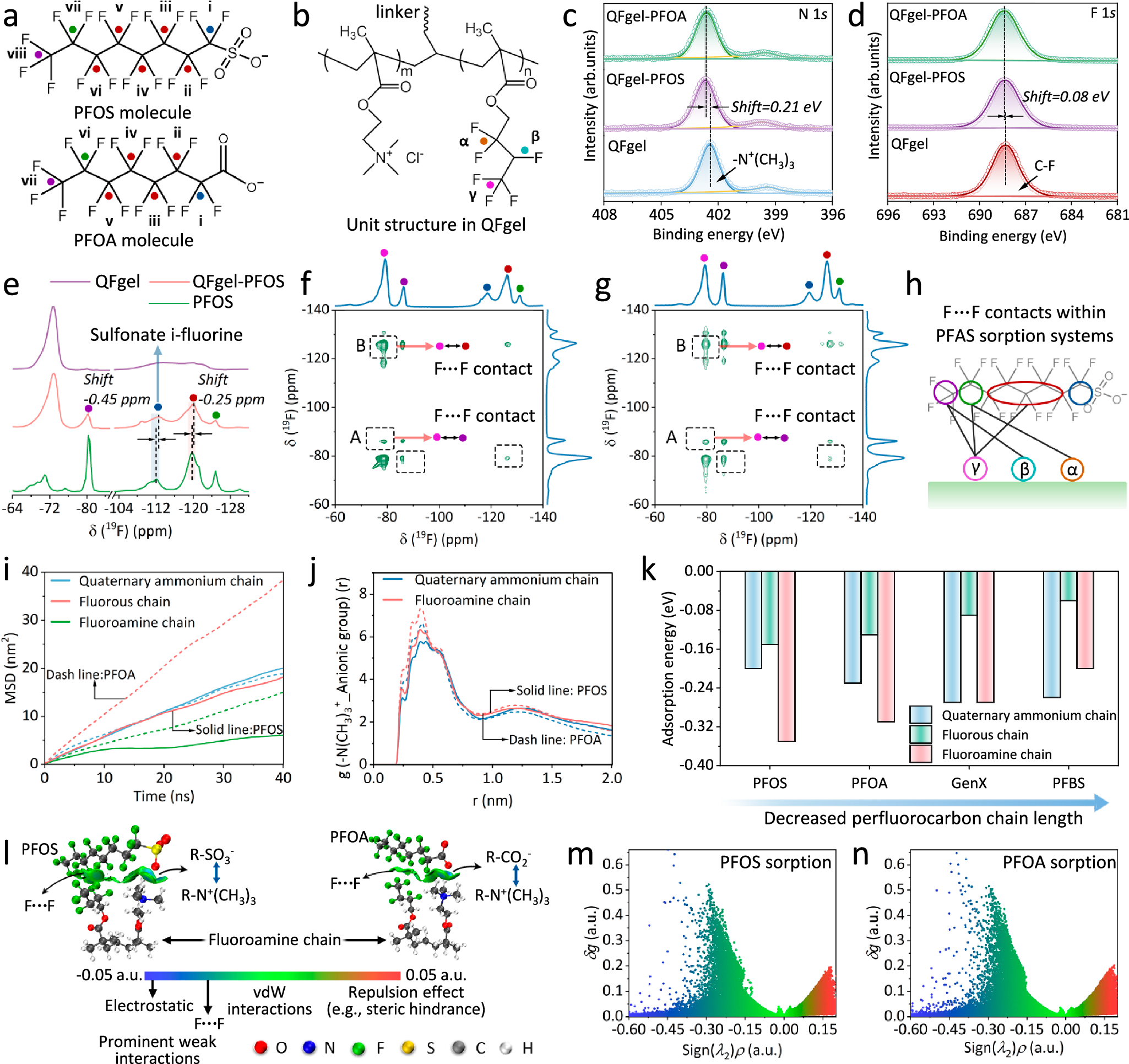 Fig. 4: Mechanistic insights into selective PFAS removal.