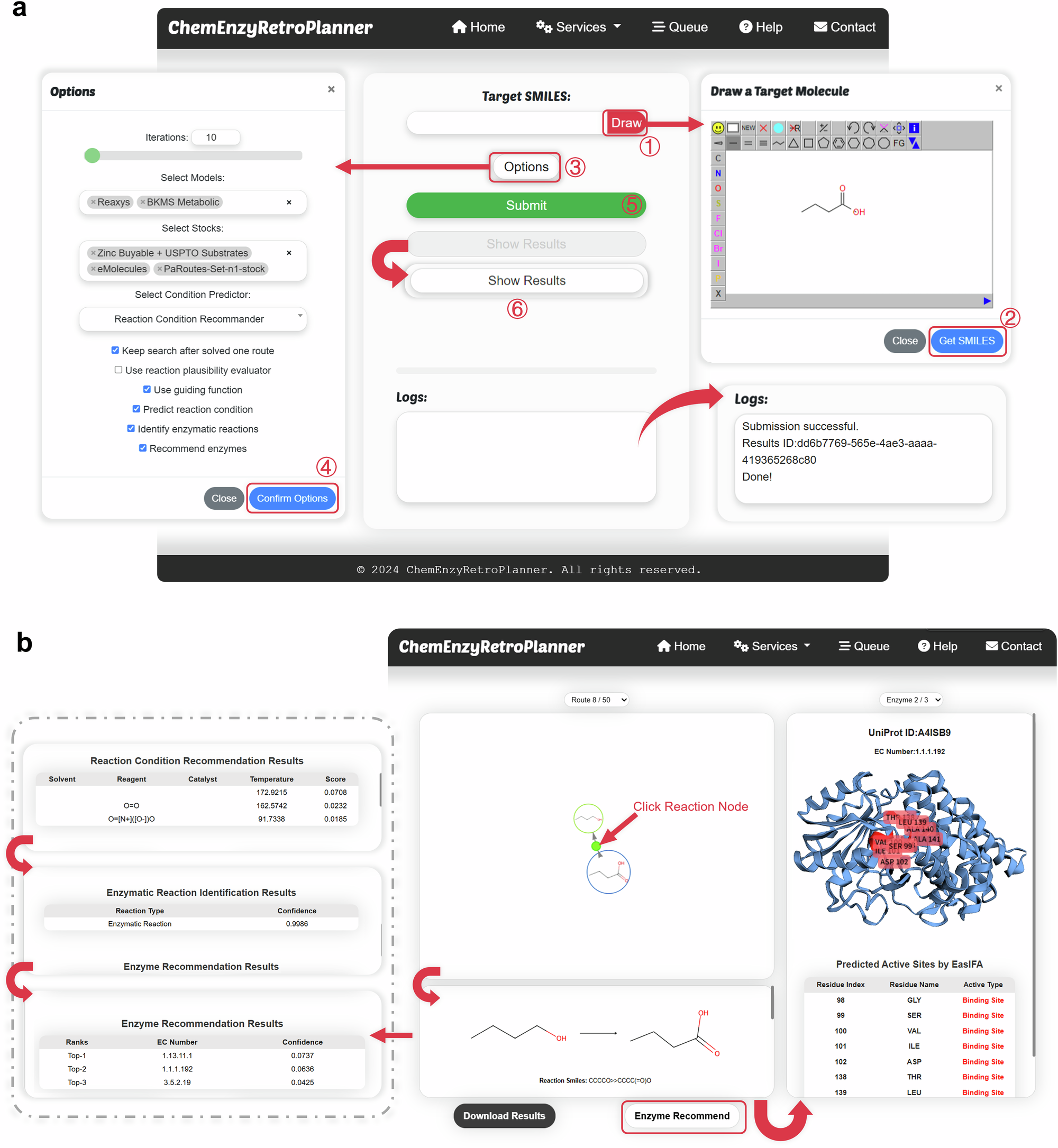 Fig. 2: The platform’s interface.