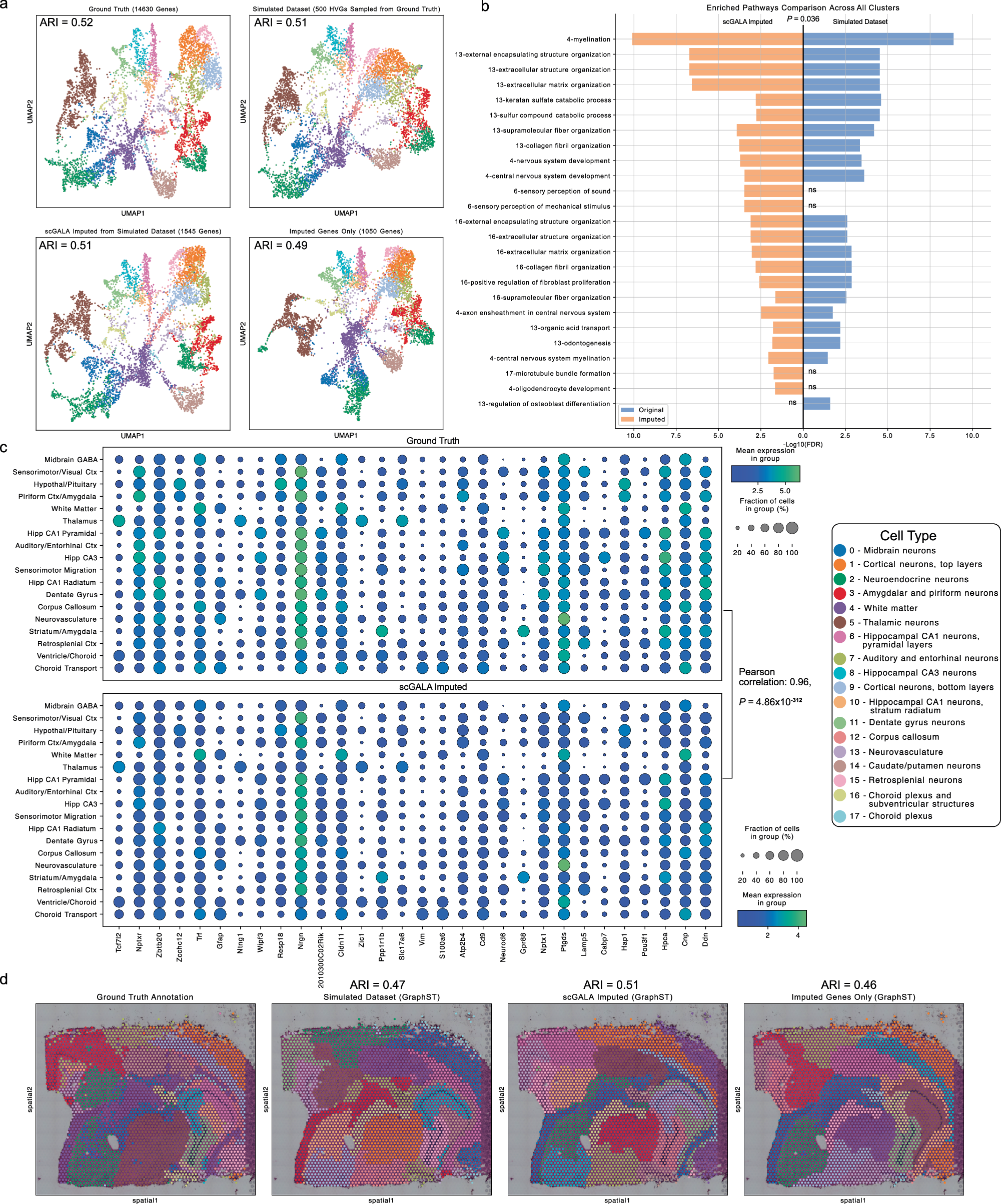 Fig. 6: scGALA Enhances Spatial Transcriptomics Imputation via Alignment-guided Graph Reconstruction for Multi-omics Integration.