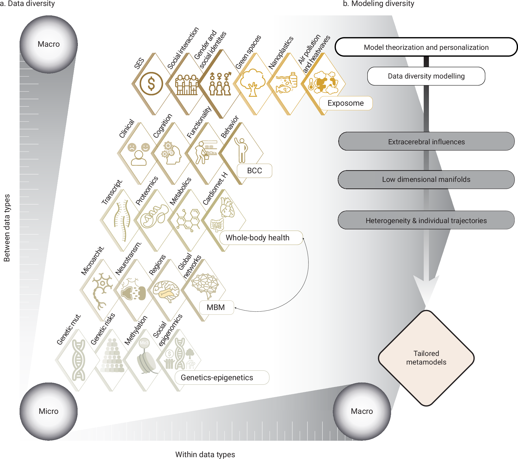 Fig. 1: Multimodal diversity framework.