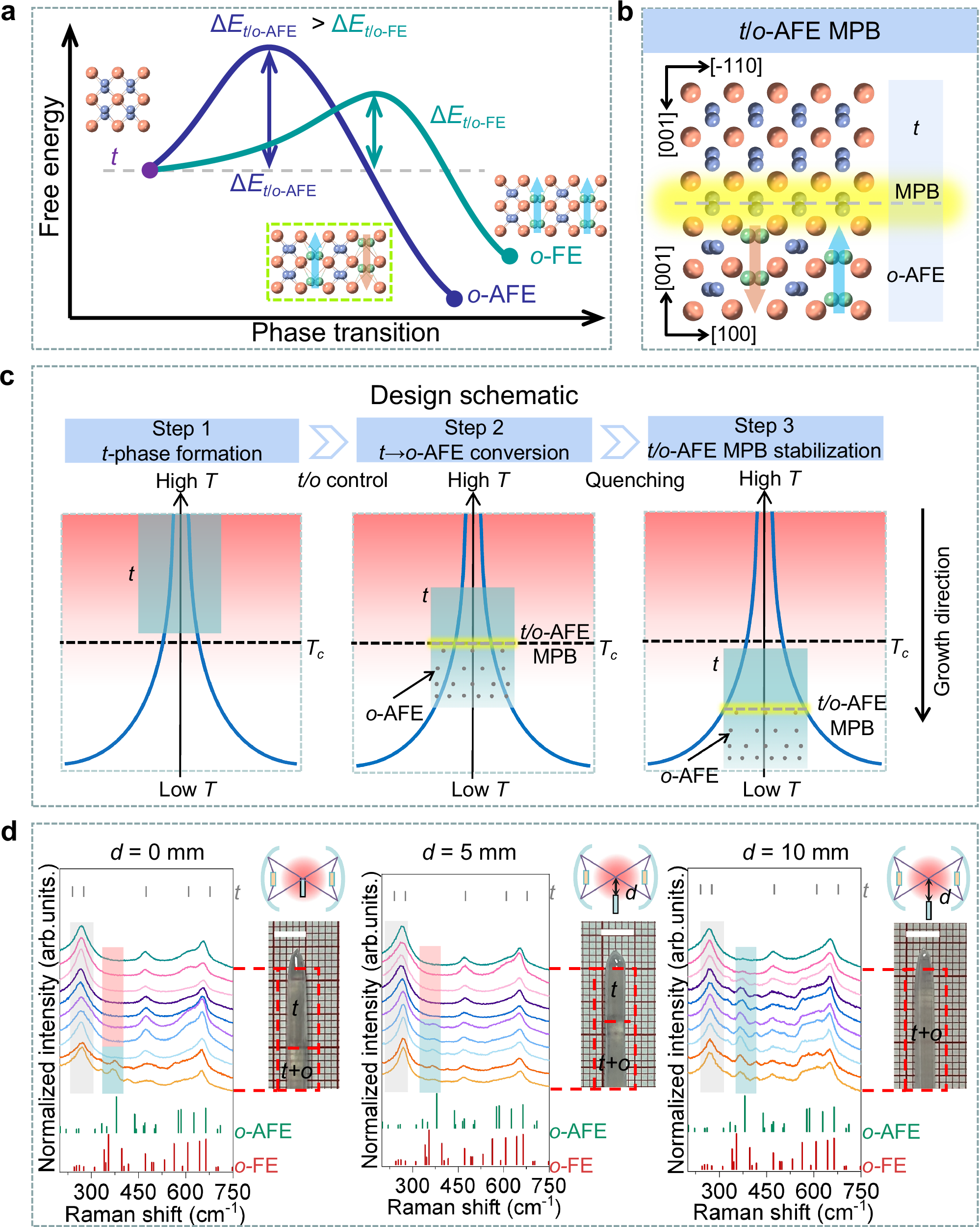 Fig. 1: Schematic diagram of the OFZ growth strategy and associated Raman data for the as-grown Lu:HZO bulk crystals.