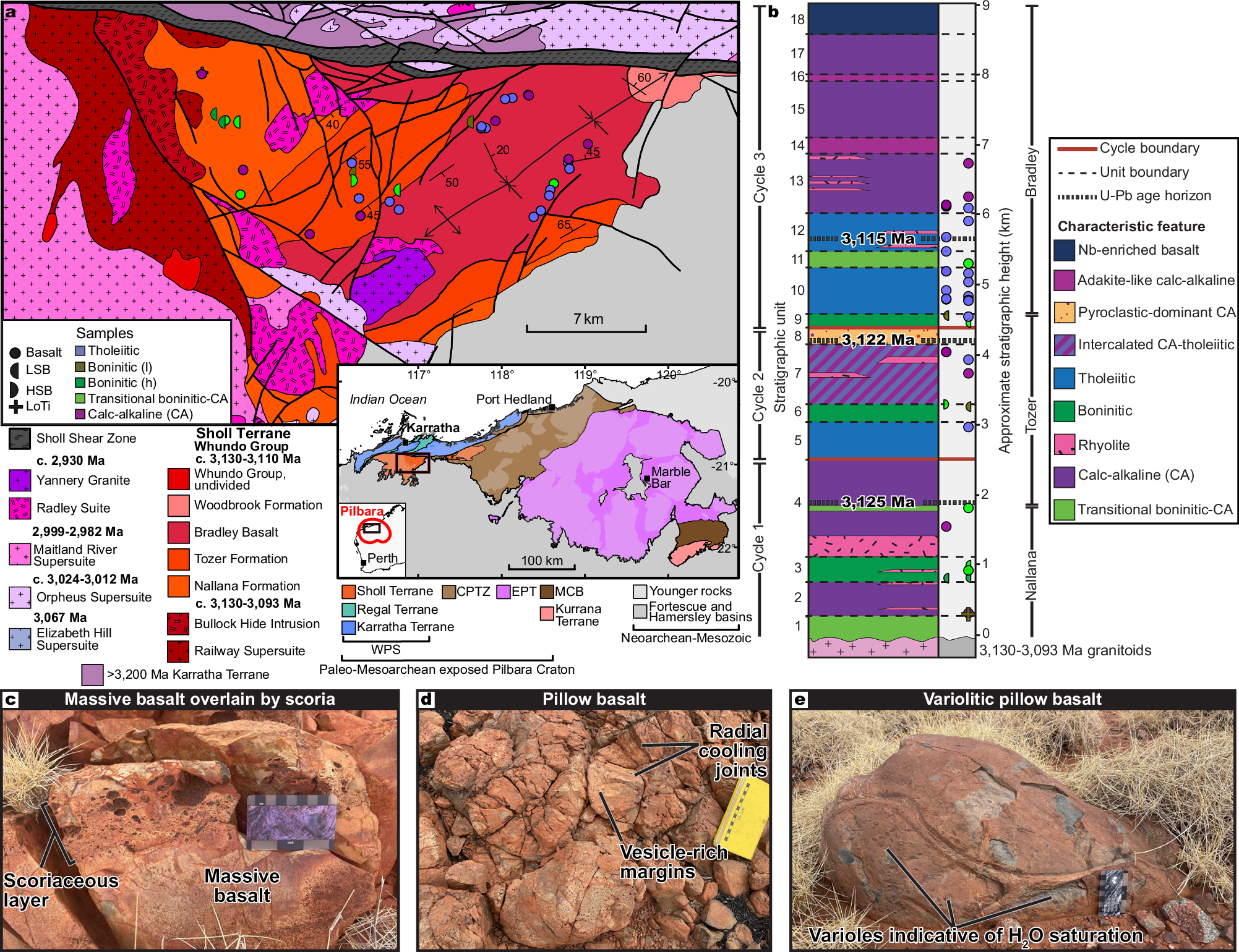Modern arc-like water content in the source of 3.1-billion-year-old volcanic rocks