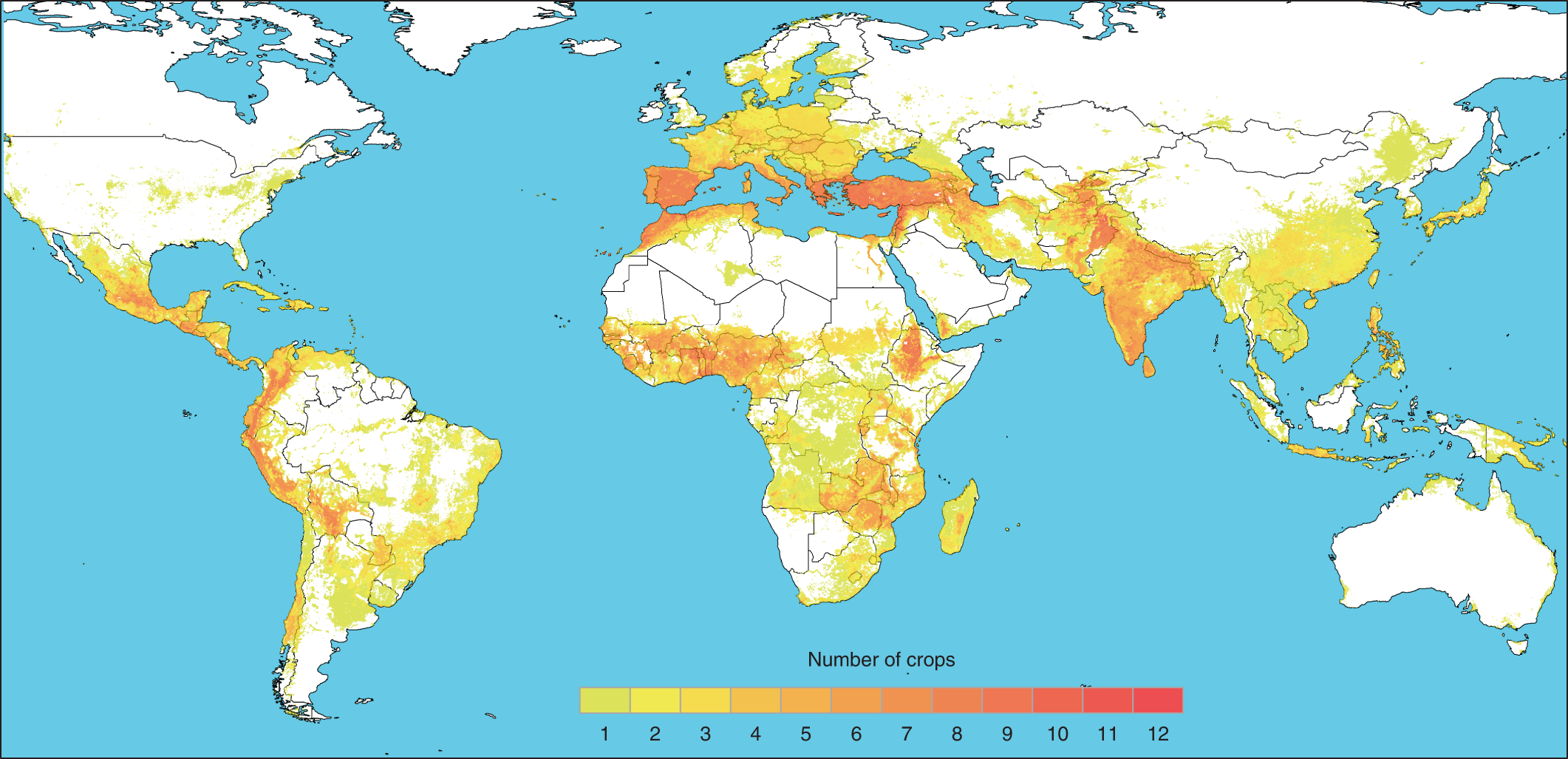 3 Pulse Travel Map State Of Ex Situ Conservation Of Landrace Groups Of 25 Major Crops | Nature  Plants