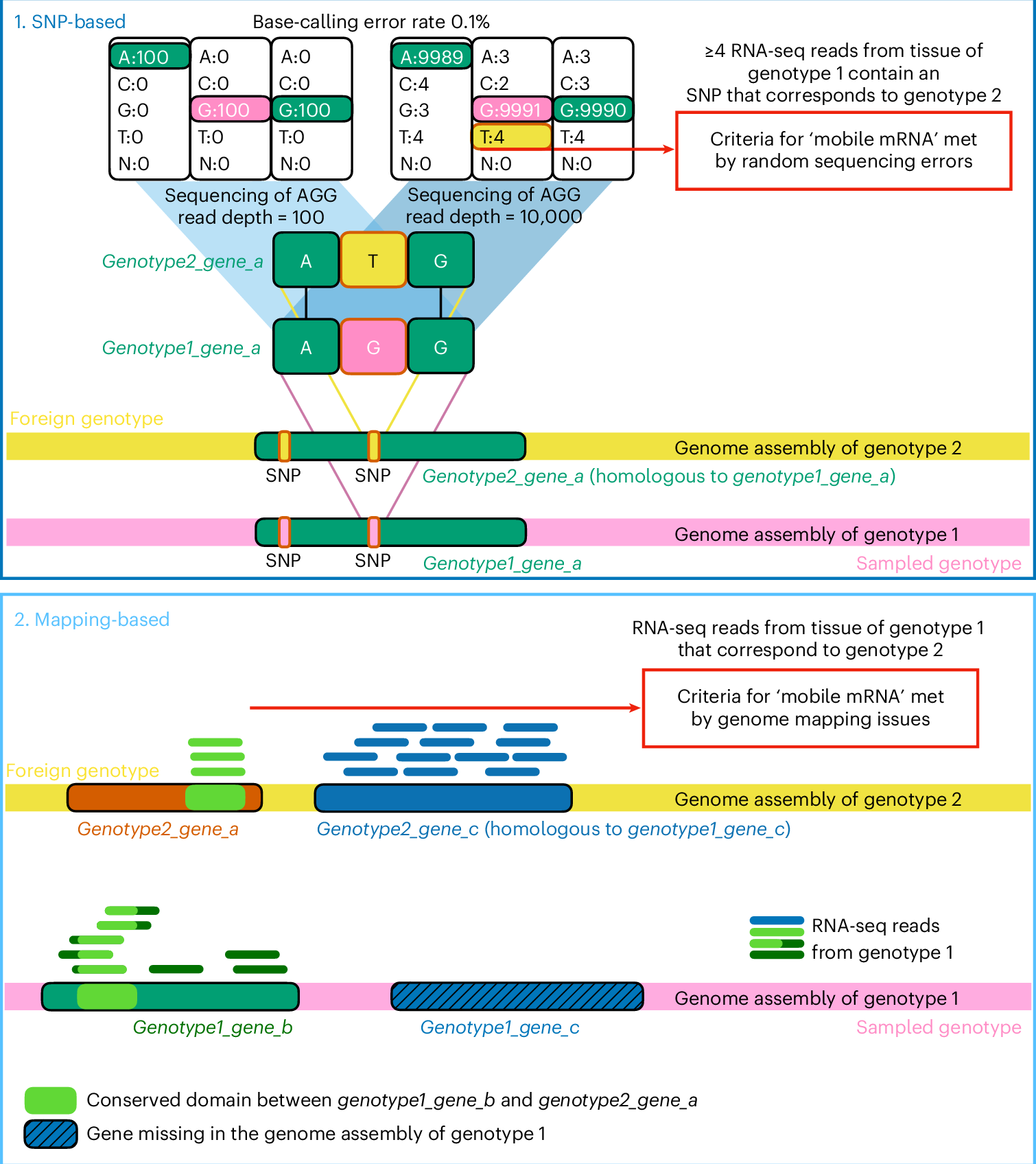 Fig. 3: Mobile mRNA identification is not without challenges.