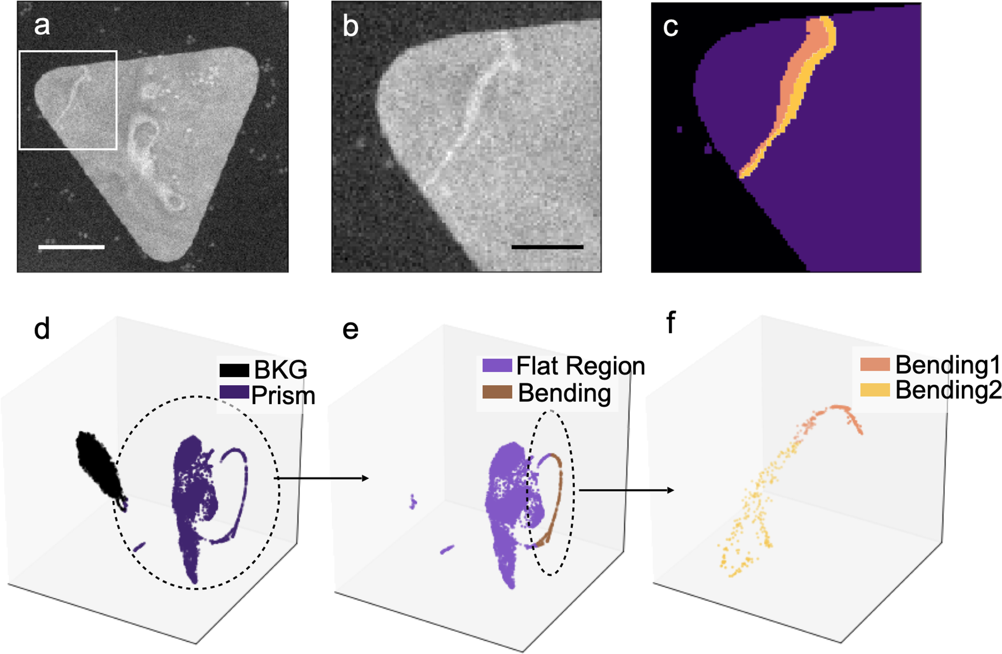 Fig. 4: Clustering results of silver nanoprisms.