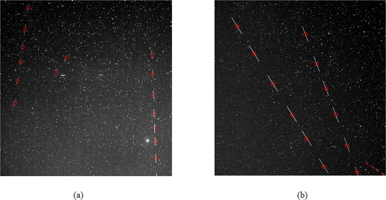 Fig. 11: The experimental research on actual astronomical image data.