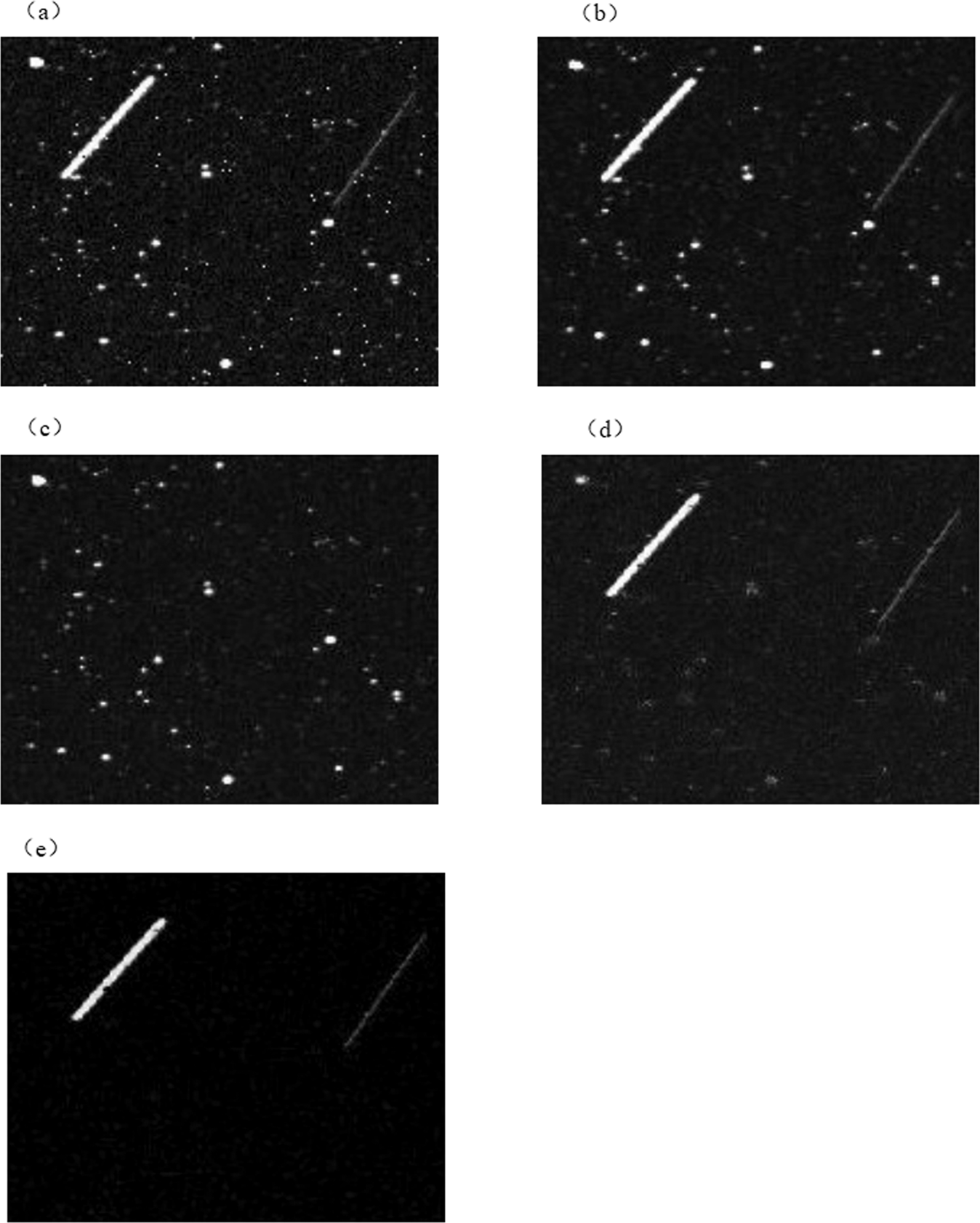 Fig. 4: The experimental results of algorithm image processing.