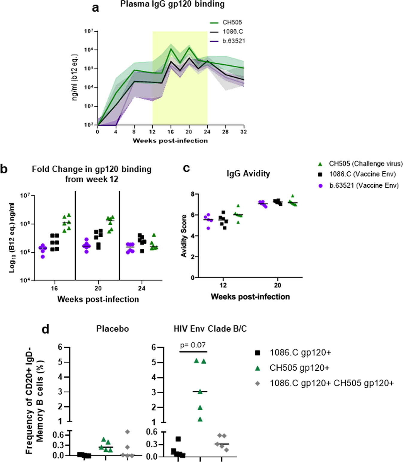 Fig. 5: Heterologous Env vaccination boosts pre-existing autologous Env-specific B cell responses compared to vaccine-specific responses among vaccinated RMs- evidence for antigenic seniority.