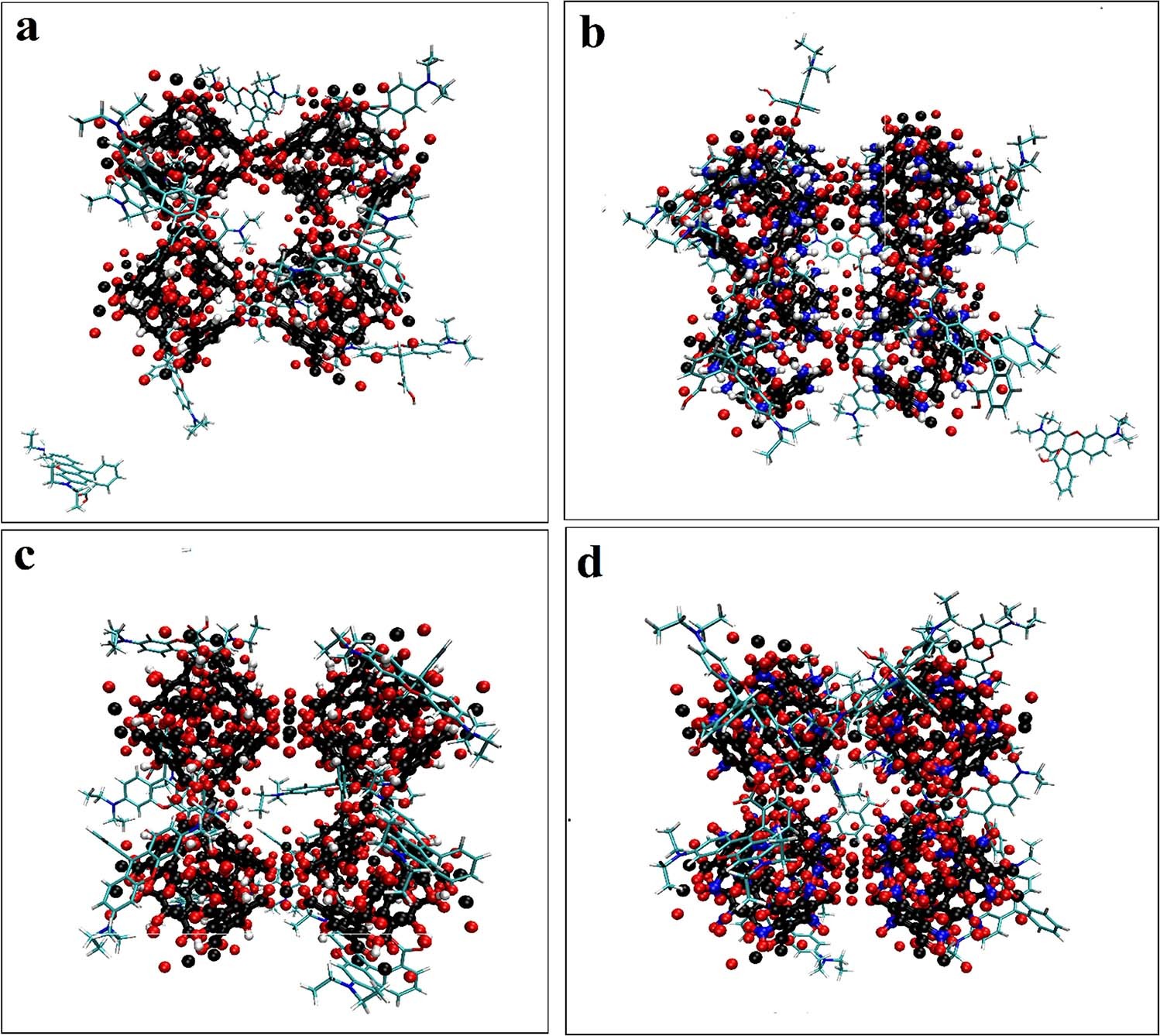 Strategy to improve Cu-BTC metal-organic frameworks performance in removal  of Rhodamine B: MD and WT-MtD simulations assessment | npj Clean Water
