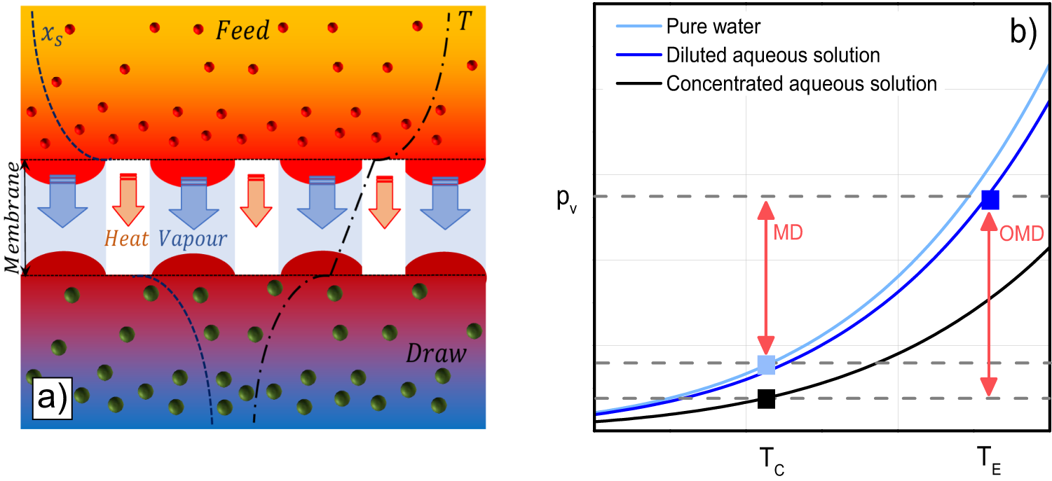 Process optimization of osmotic membrane distillation for the
