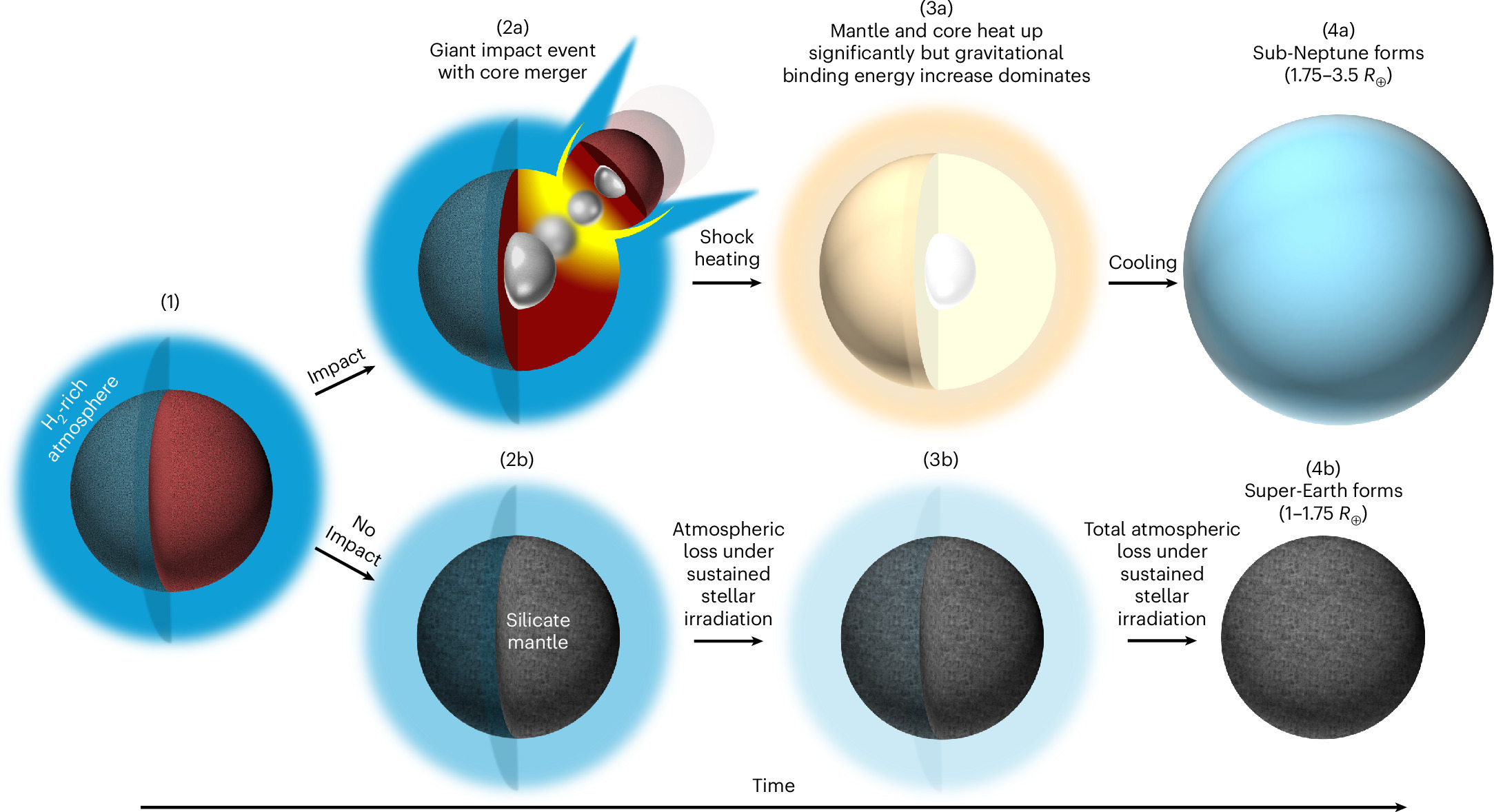 Retention of primordial atmospheres through giant impacts