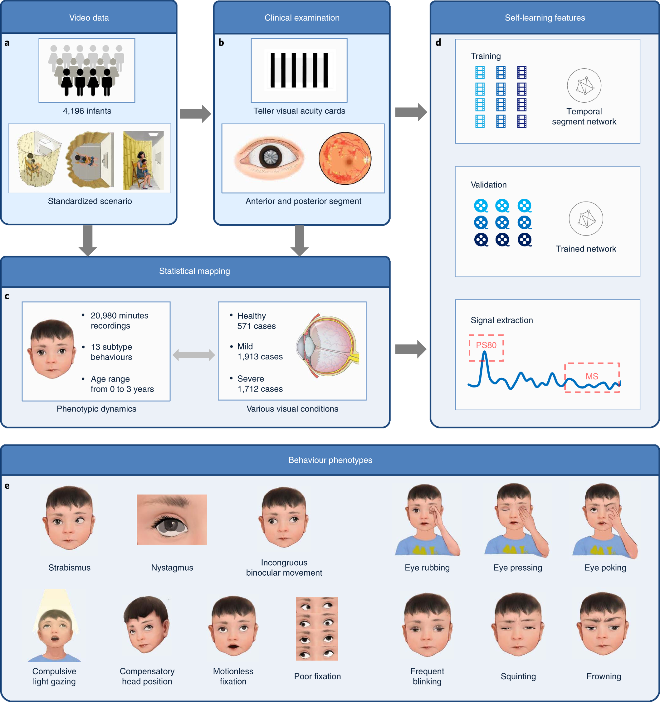 Discrimination of the behavioural dynamics of visually impaired infants via  deep learning | Nature Biomedical Engineering