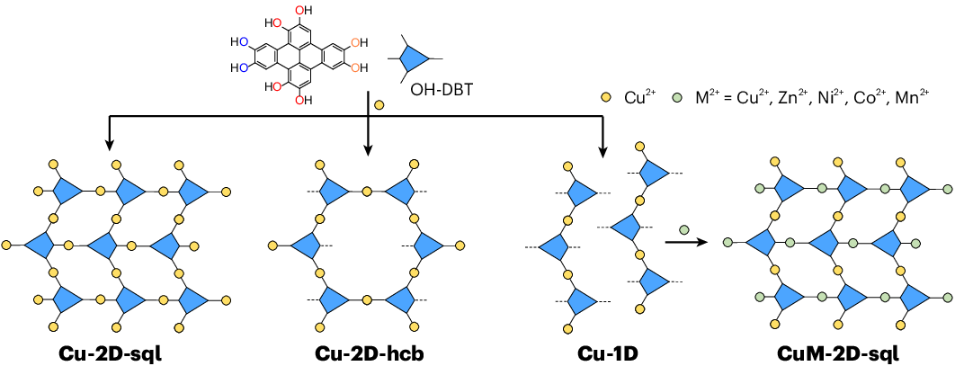 Photograph accompanying One ligand with four unequal catechol sites yields seven conductive frameworks