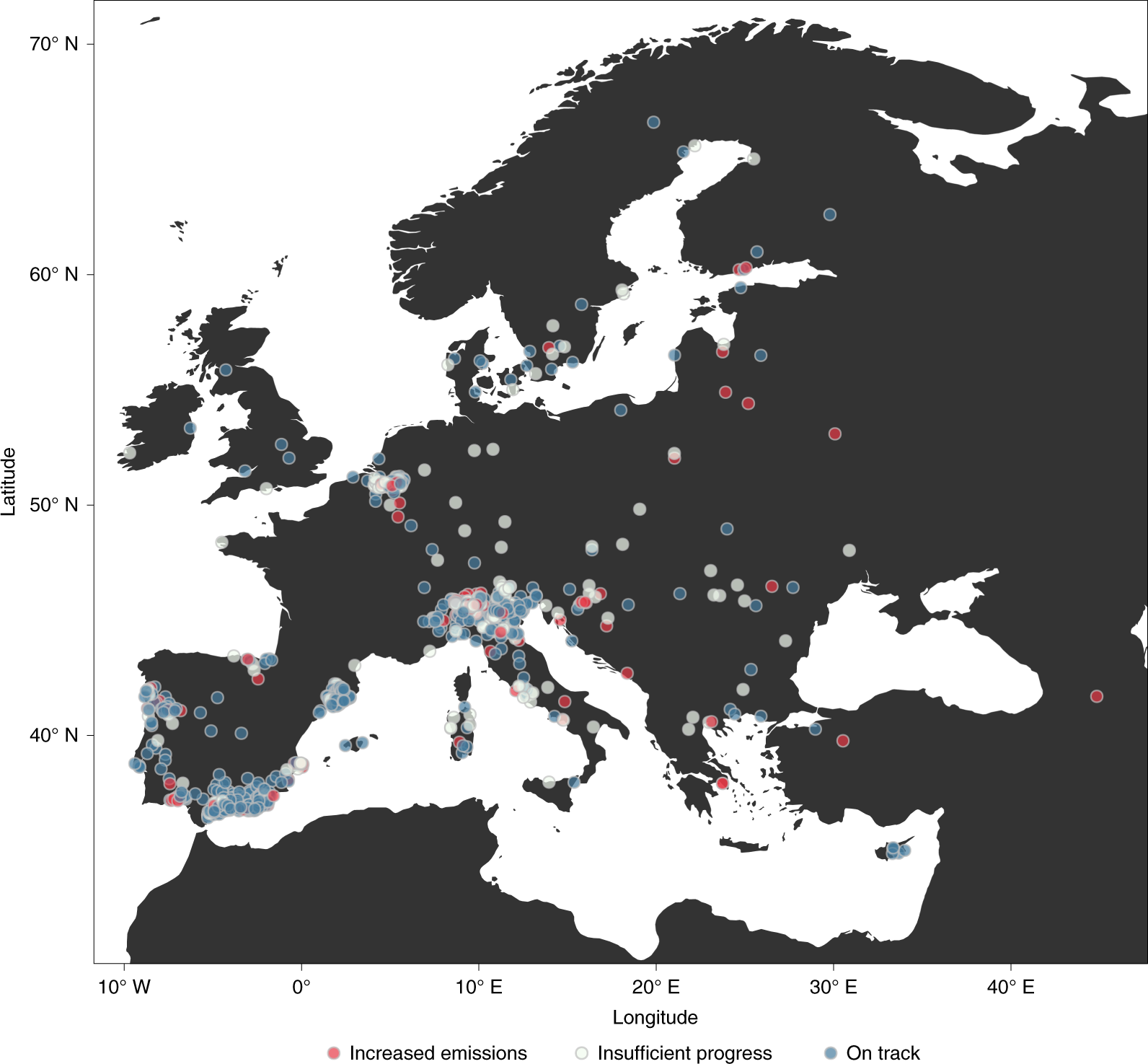 Performance determinants show European cities are delivering on climate  mitigation | Nature Climate Change