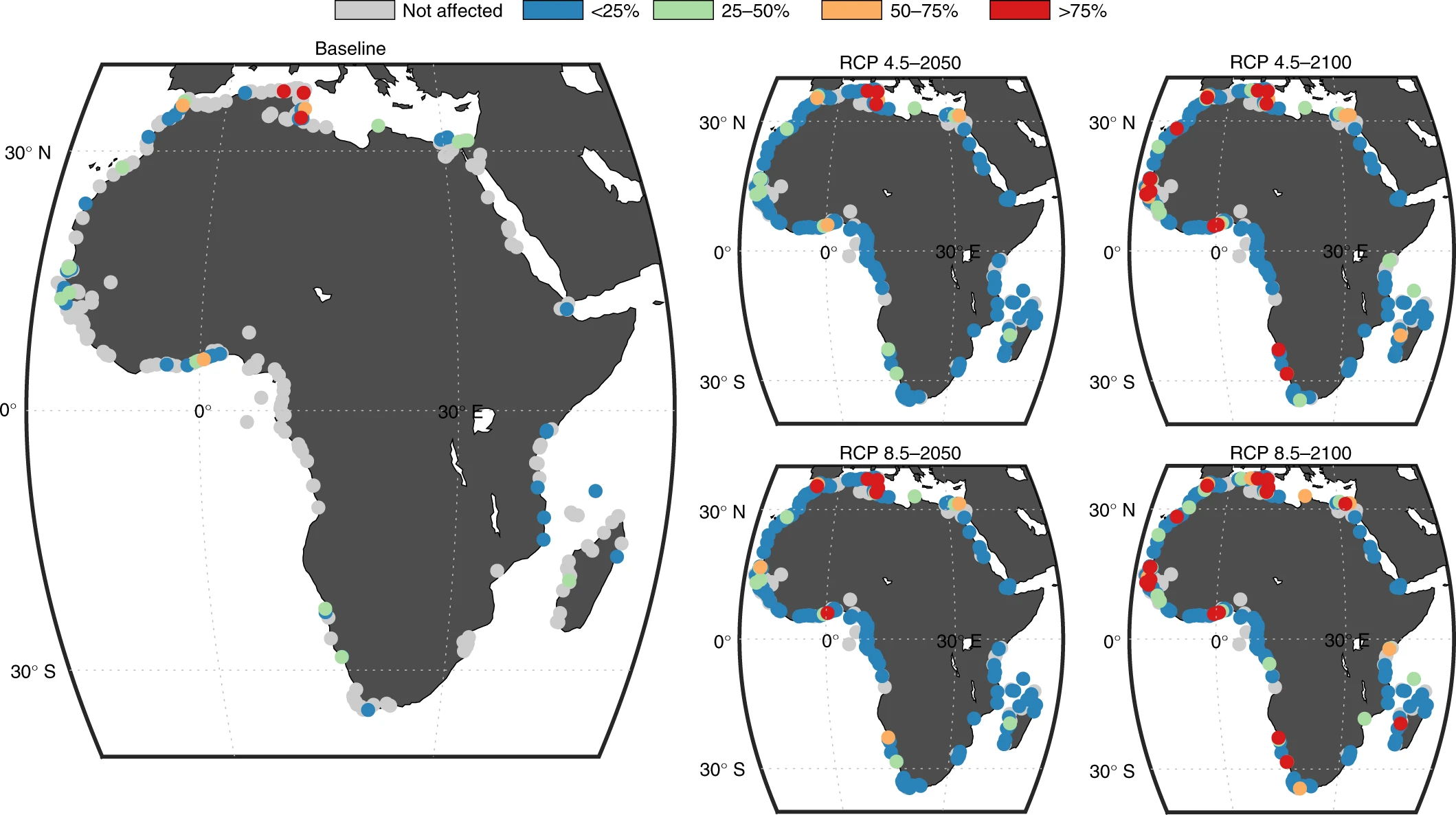 African Heritage Sites Threatened by Coastal Flooding and Erosion as Sea-Level Rise Accelerates