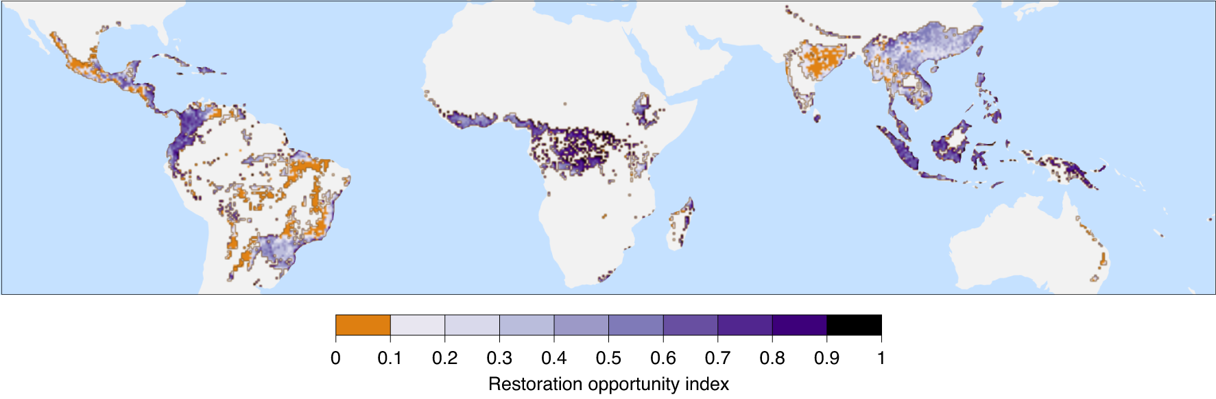 Fig. 3: Restoration opportunity index.