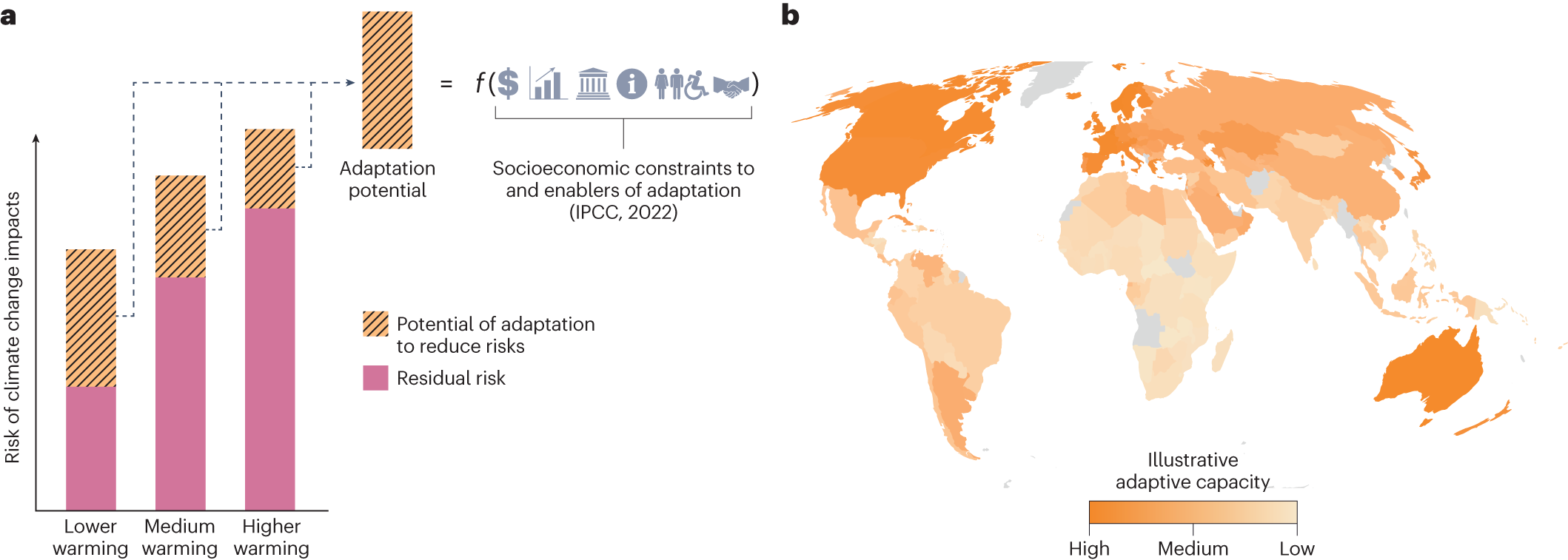 Towards scenario representation of adaptive capacity for global climate  change assessments