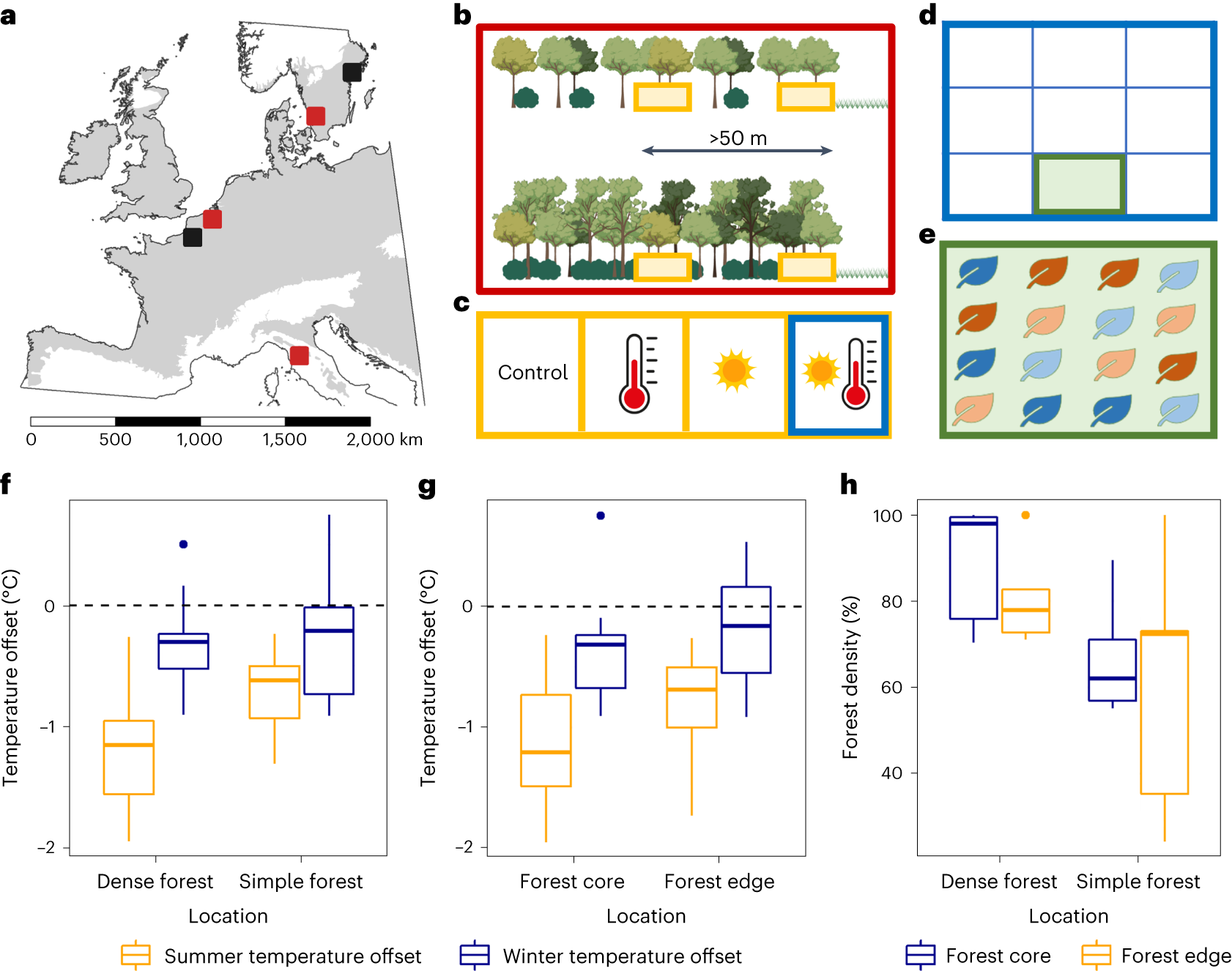 Microclimate and forest density drive plant population dynamics under  climate change | Nature Climate Change