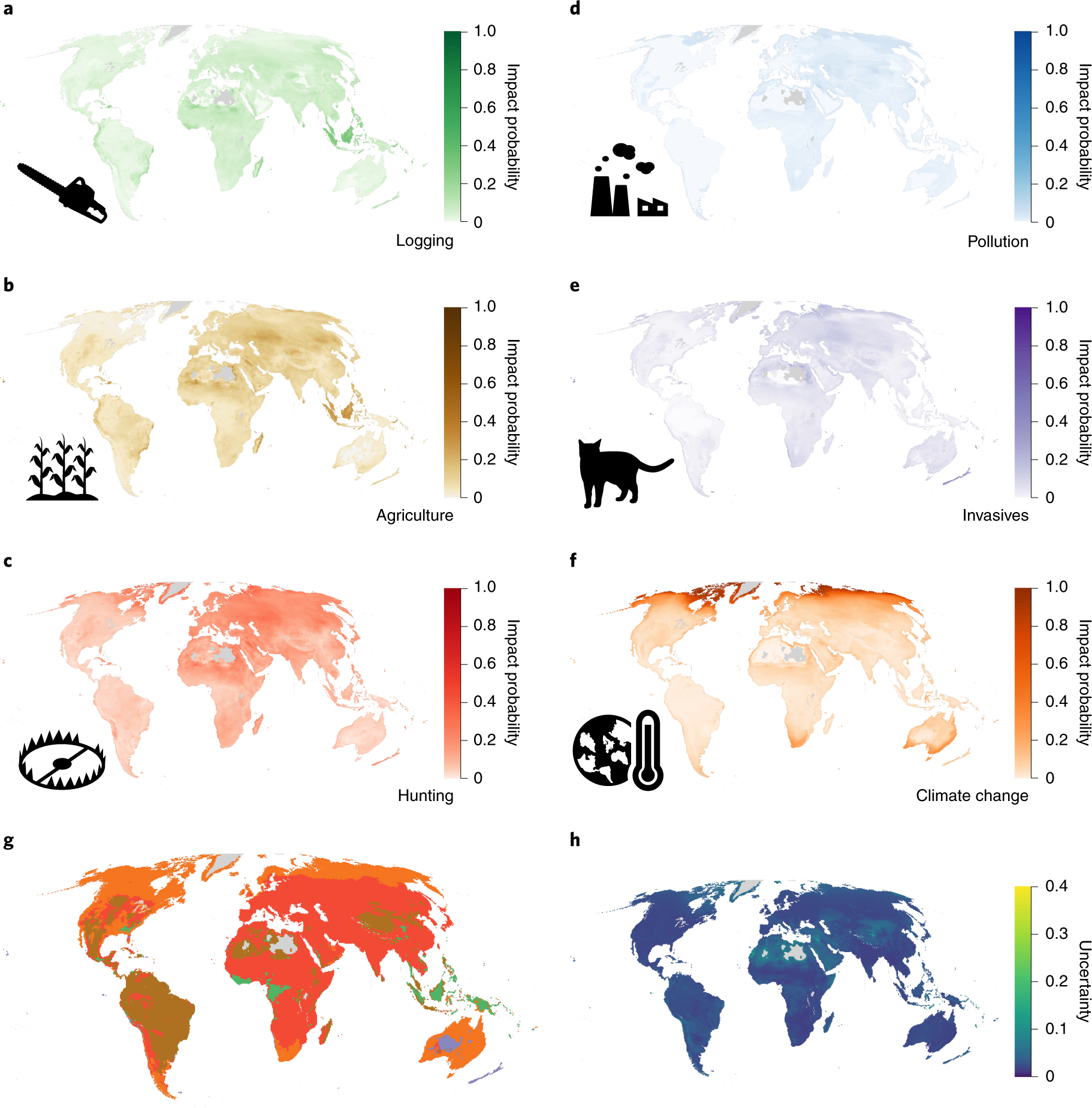Fig. 2: Probability of impact for birds.