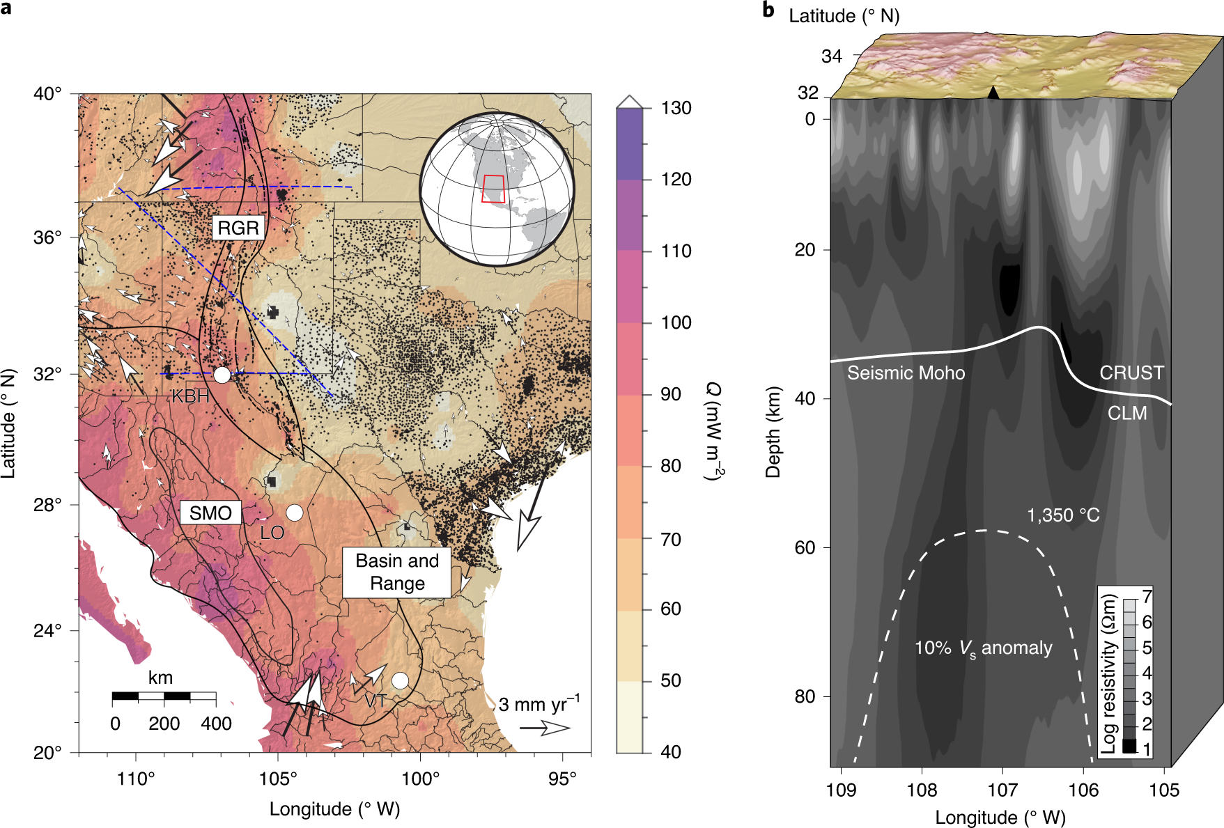 the earth cracked in the middle exposing a melting, Stable Diffusion