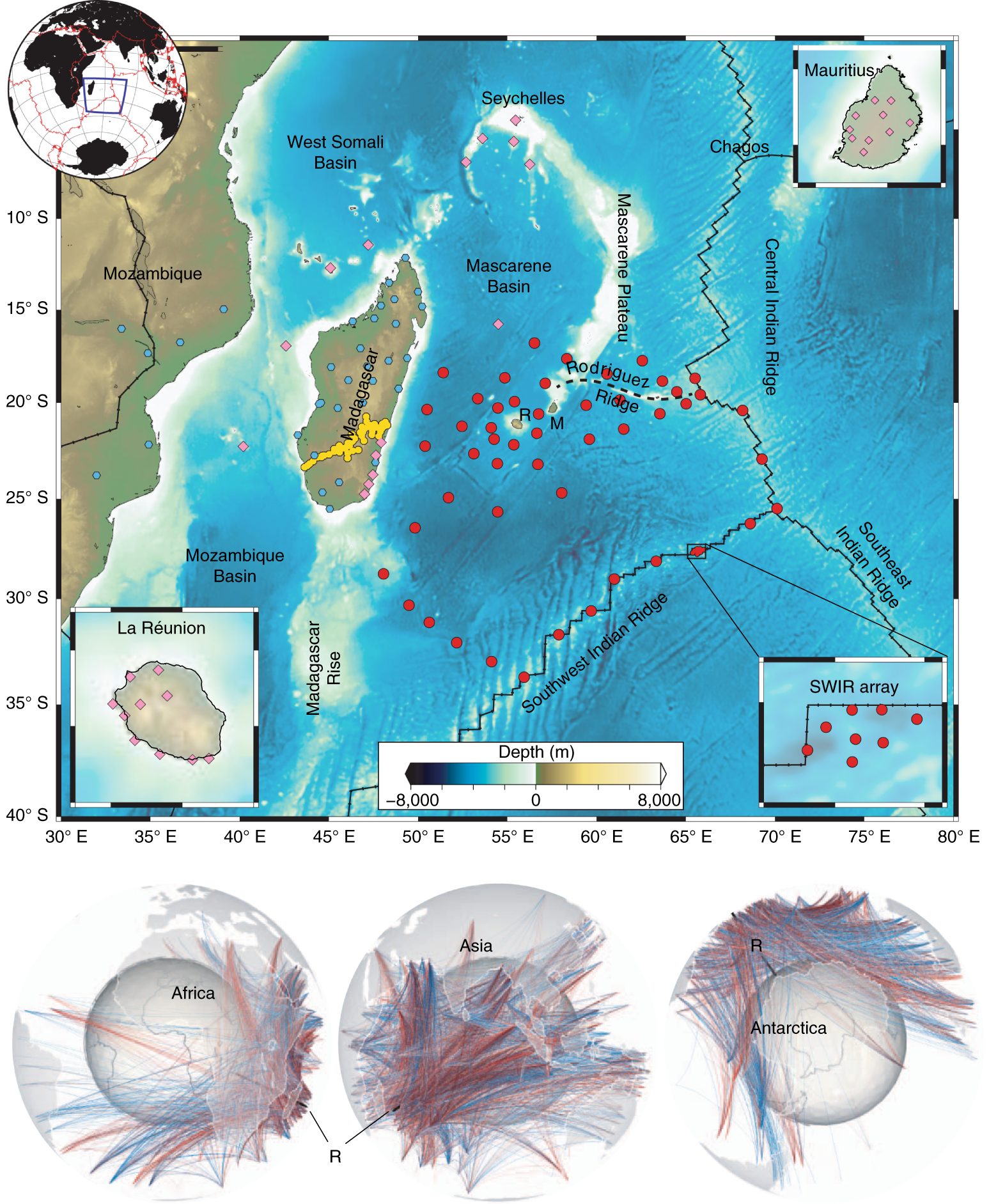 A tree of Indo-African mantle plumes imaged by seismic tomography | Nature  Geoscience