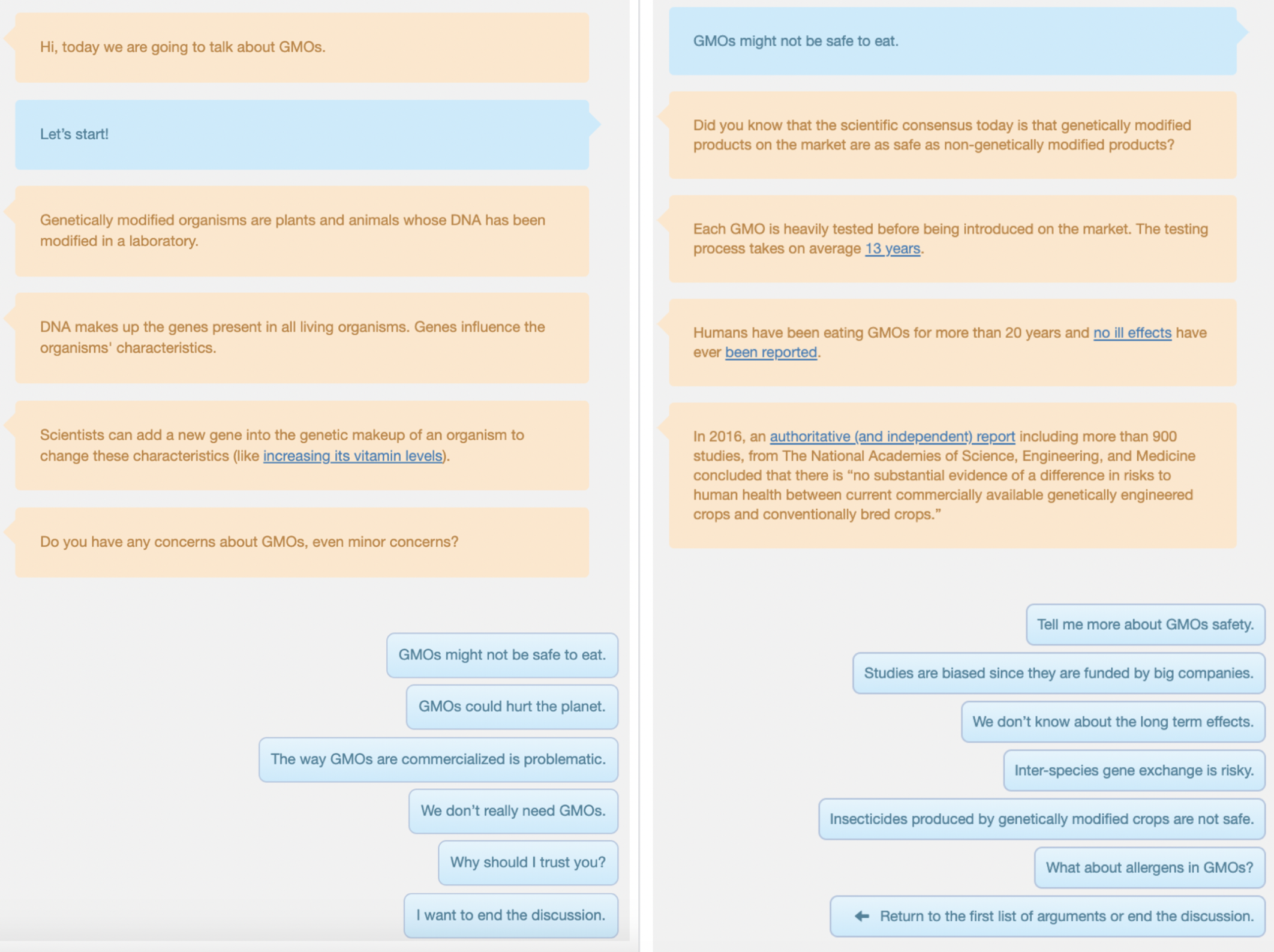Scaling up interactive argumentation by providing counterarguments with a chatbot | Nature Human Behaviour Scaling up interactive argumentation by providing counterarguments with a chatbot | Nature Human Behaviour