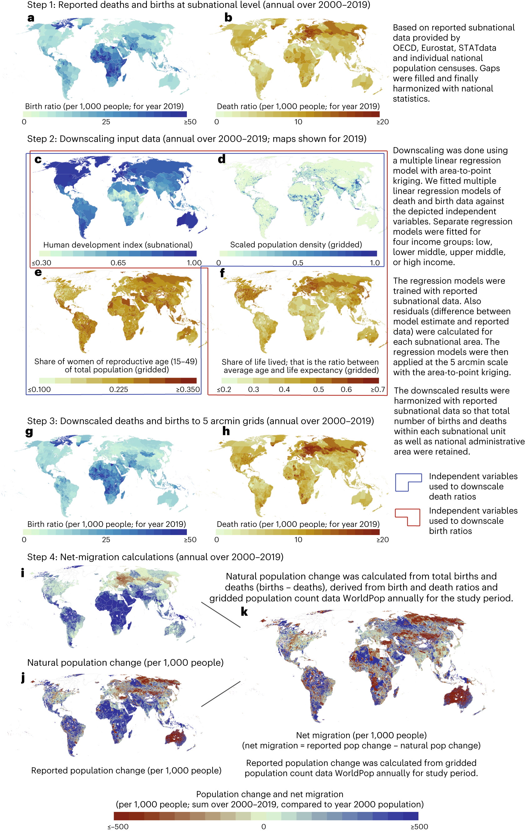 Worlds human migration patterns in 2000–2019 unveiled by high-resolution data Nature Human Behaviour