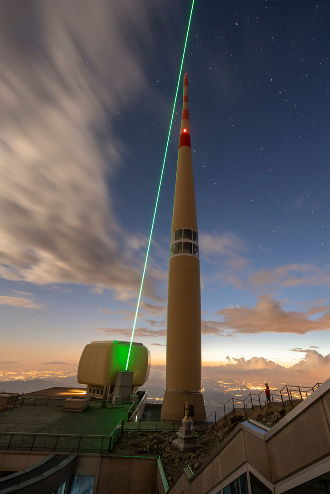 Laser-guided lightning