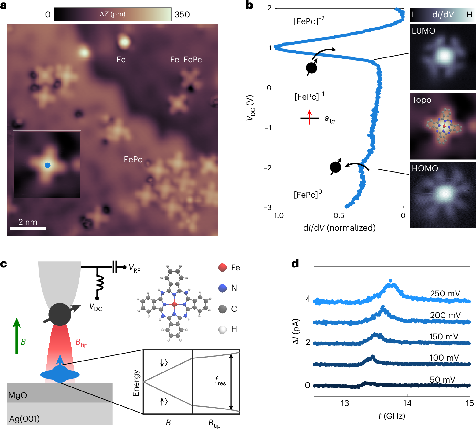 Single molecules that host isolated spins are promising candidates for applications in quantum technologies. Now it is shown that exchange interactions enable e
