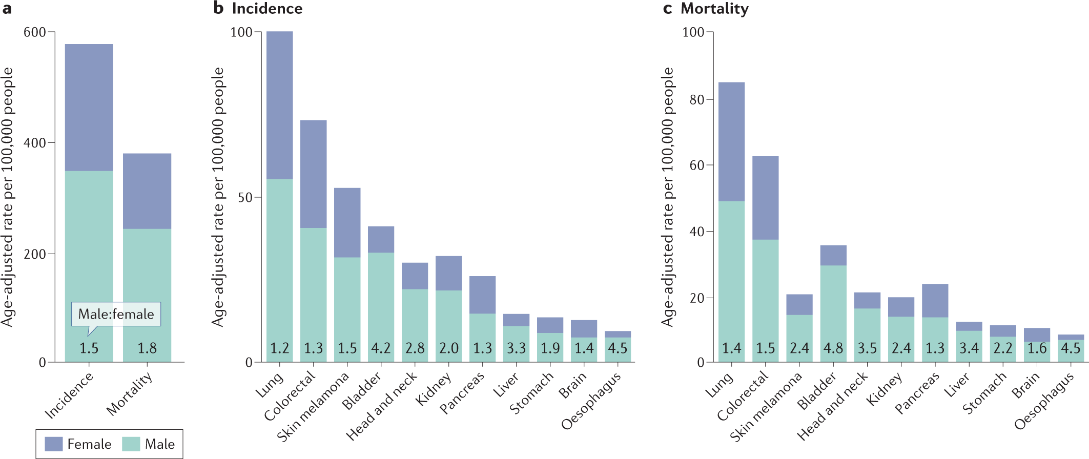Sex Disparities Matter In Cancer Development And Therapy Nature Reviews Cancer