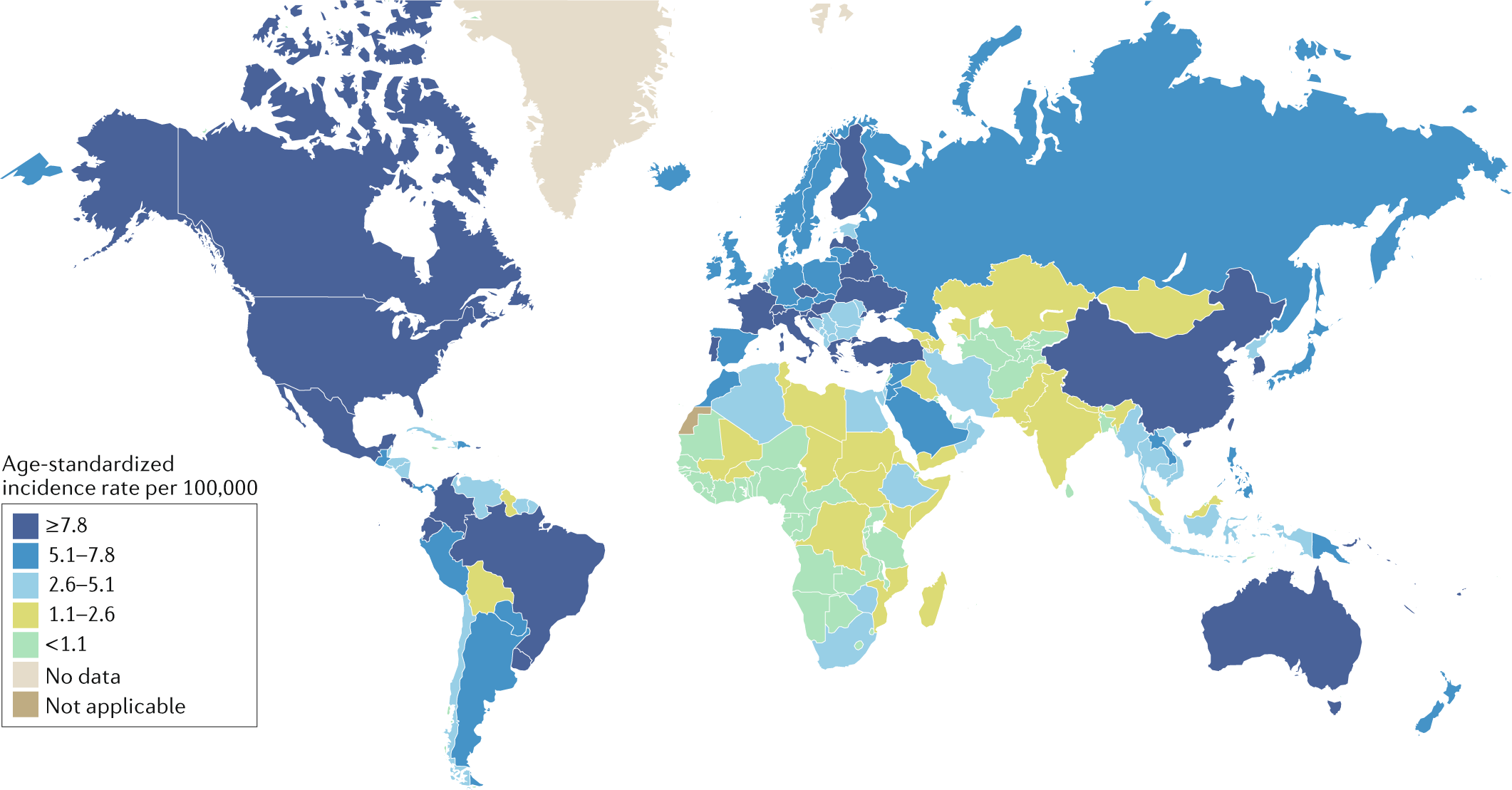 Geographic influences in the global rise of thyroid cancer | Nature Reviews  Endocrinology