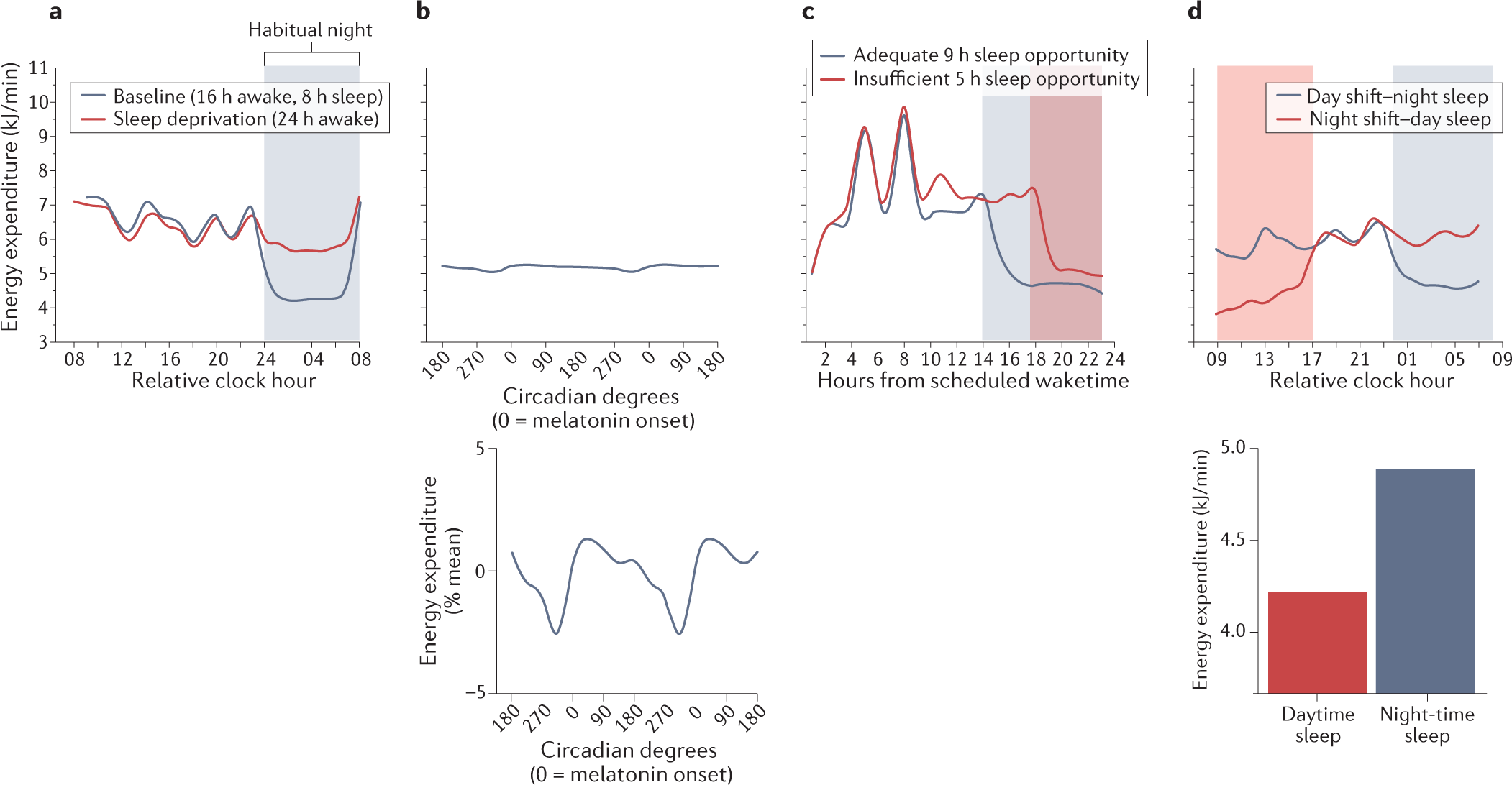 The role of insufficient sleep and circadian misalignment in obesity |  Nature Reviews Endocrinology