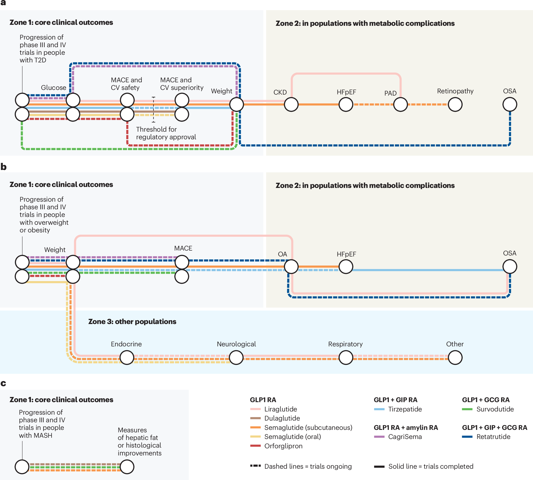 GLP‑1 agonists landscape and pipeline