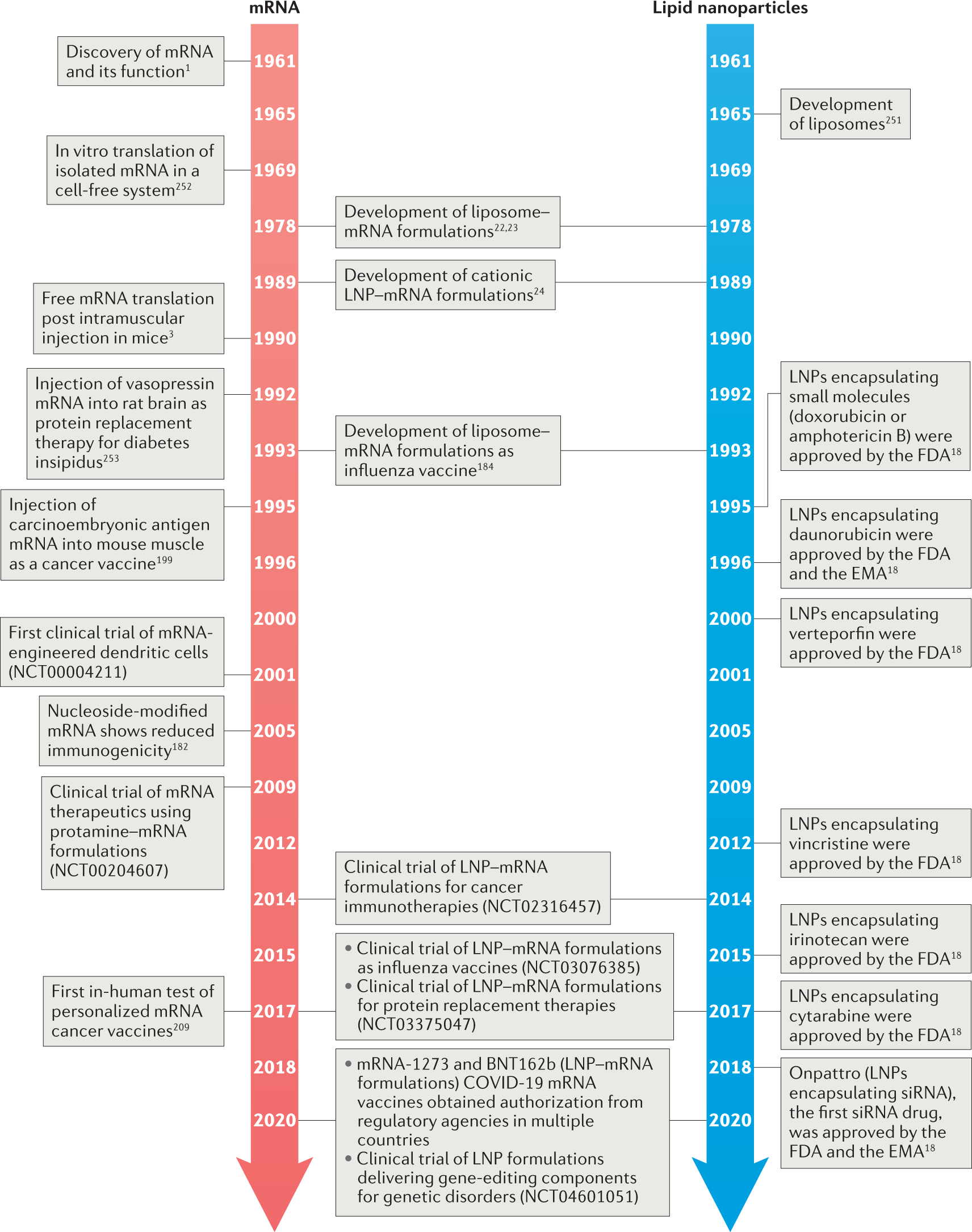 Lipid nanoparticles for mRNA delivery | Nature Reviews