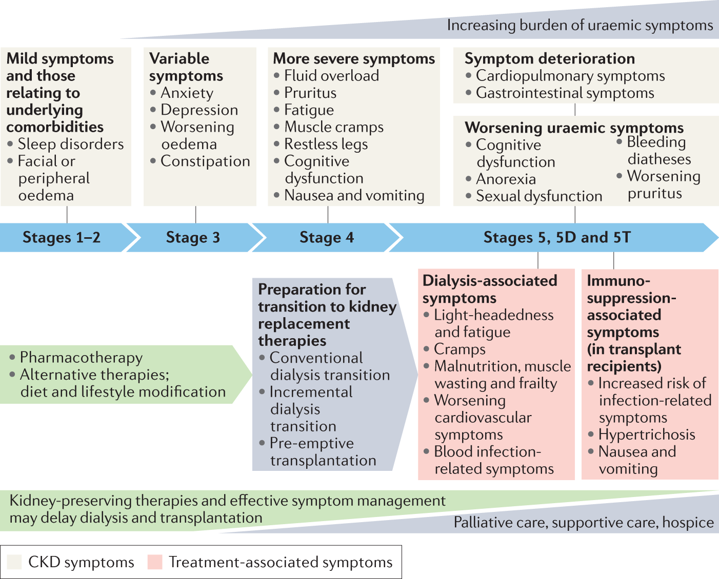 Patient-centred approaches for the management of unpleasant symptoms in  kidney disease | Nature Reviews Nephrology