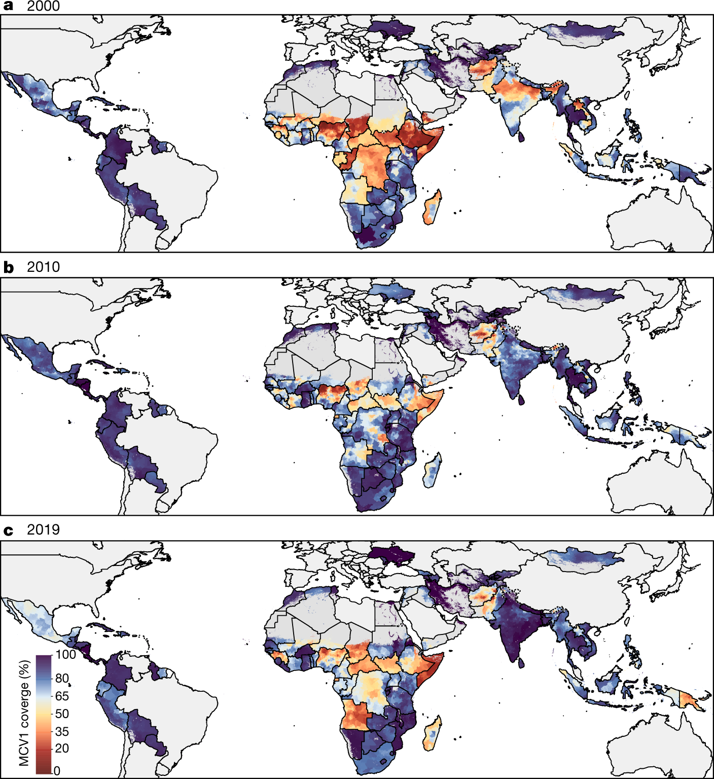 Mapping routine measles vaccination in low- and middle-income countries Nature picture image