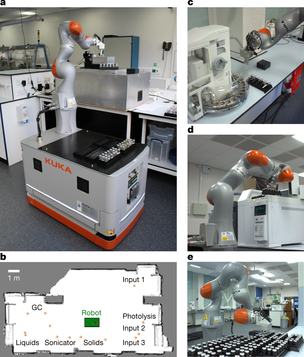 A Mobile Robotic Chemist Nature A Mobile Robotic Chemist Nature