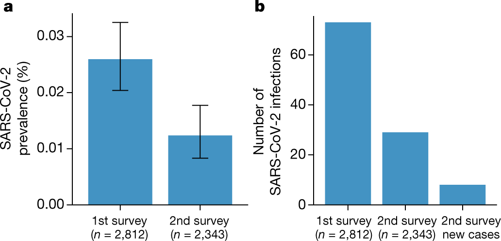 Fig. 2: SARS-CoV-2 prevalence statistics.
