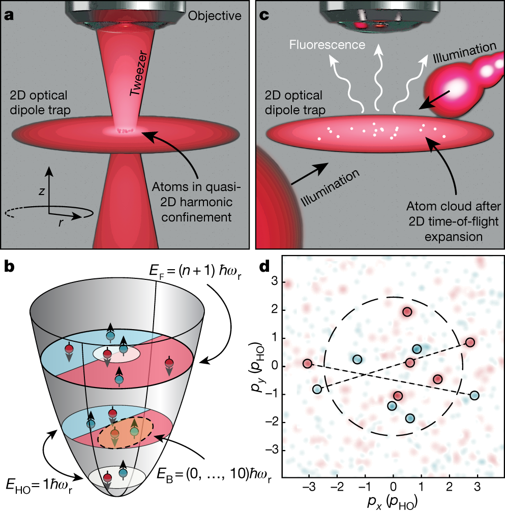 Observation Of Cooper Pairs In A Mesoscopic Two Dimensional Fermi Gas Nature